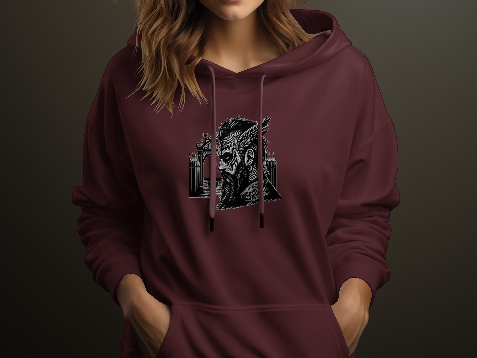 Viking Acceptance - Coloured Gildan Hoodie Realistic Norse Talisman Men Women Unisex Valhalla Tee Graphic Design