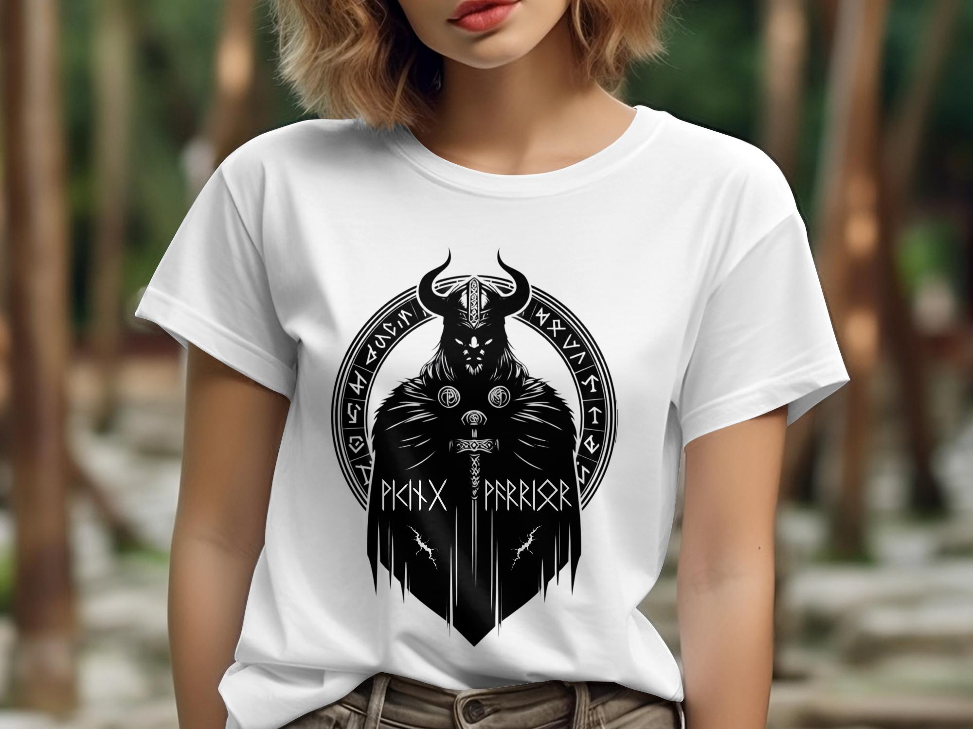 Viking Seer - Coloured Gildan T Shirt Norse Talisman Men Women Unisex Valhalla Tee