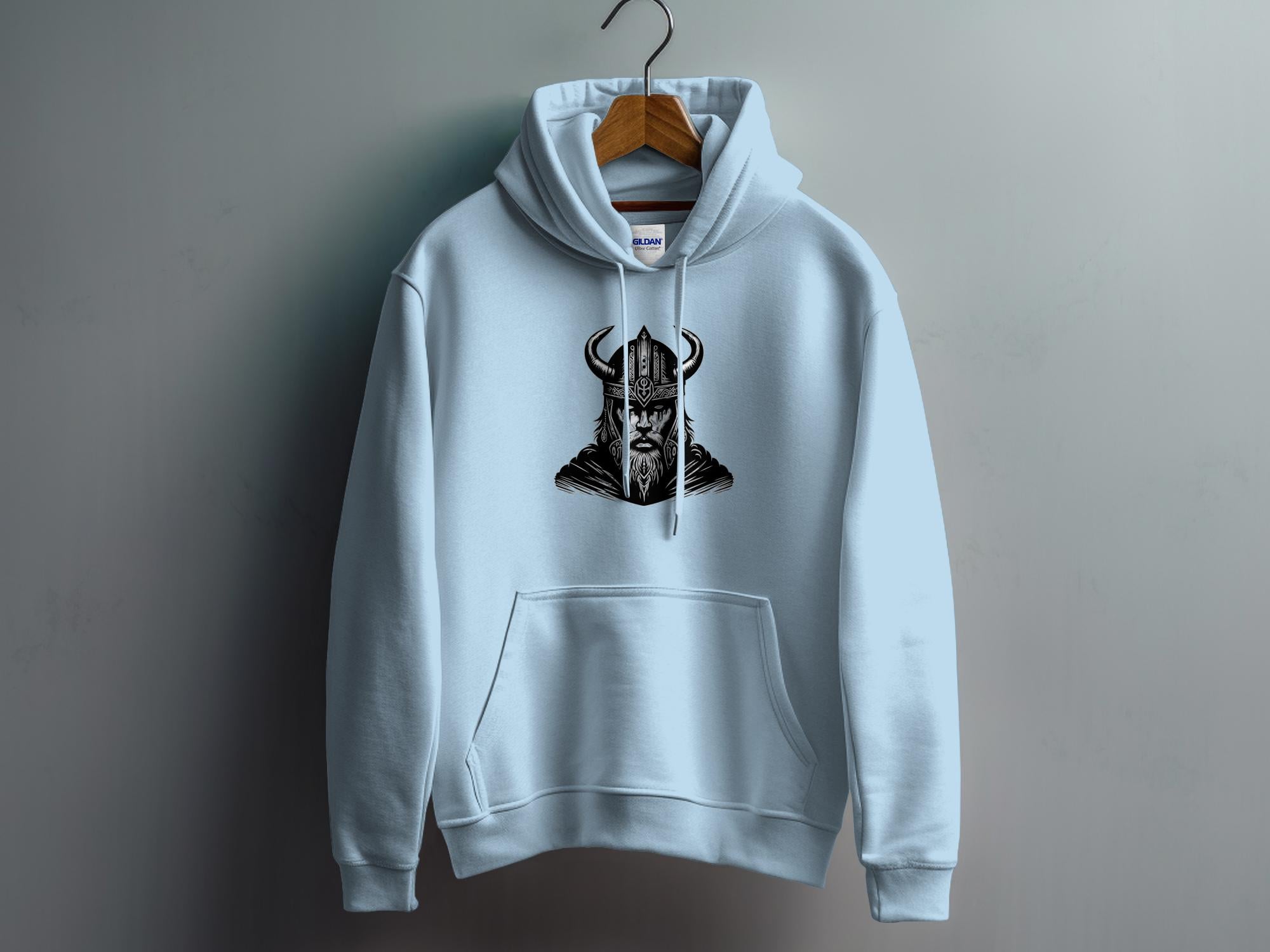 Viking Iron Will - Coloured Gildan Hoodie Realistic Norse Talisman Men Women Unisex Valhalla Tee Graphic Design