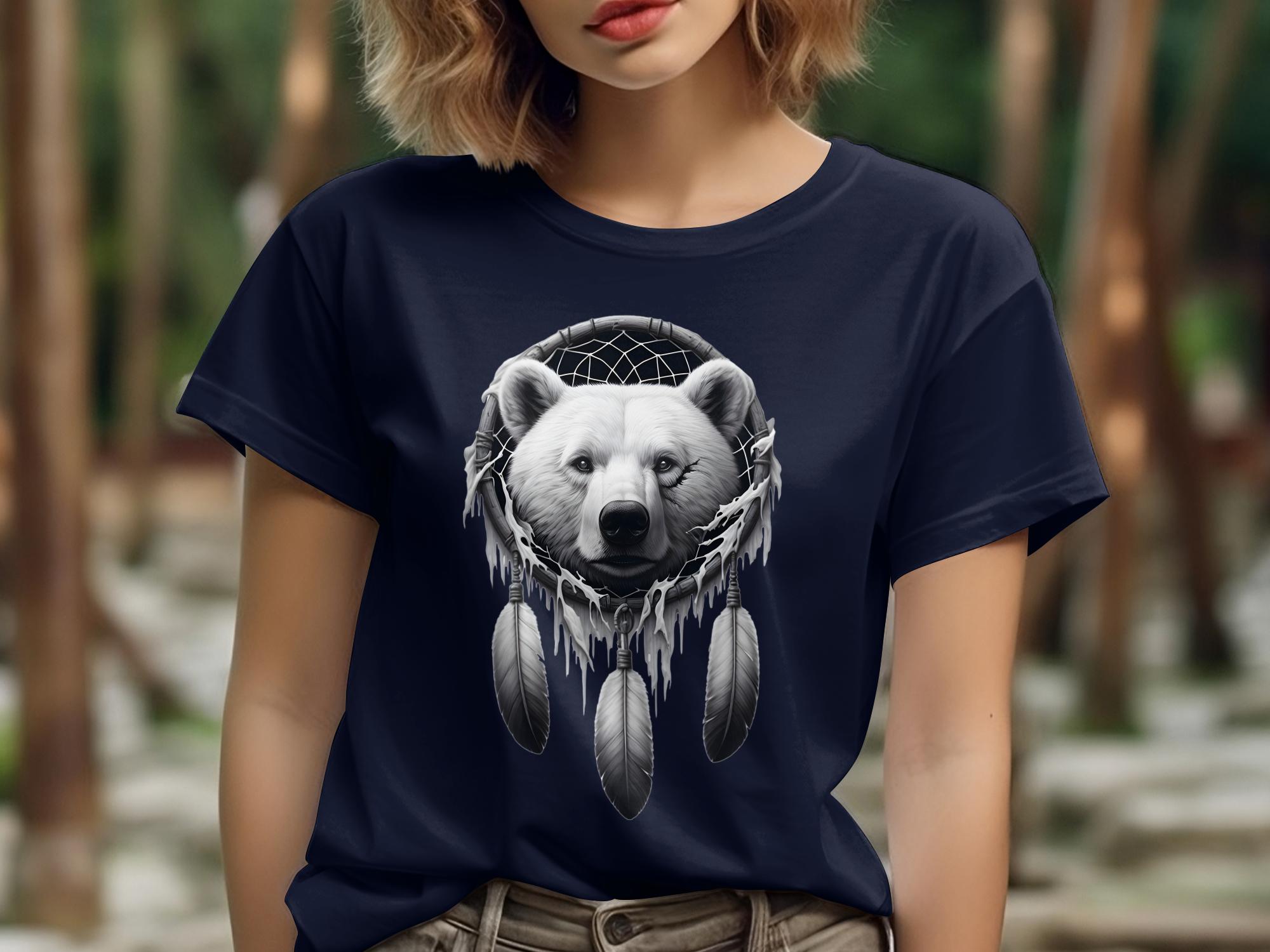 Dreamcatcher Bear - Coloured Gildan T-Shirt Realistic Native American Talisman Unisex Mythology Tee Graphic Design