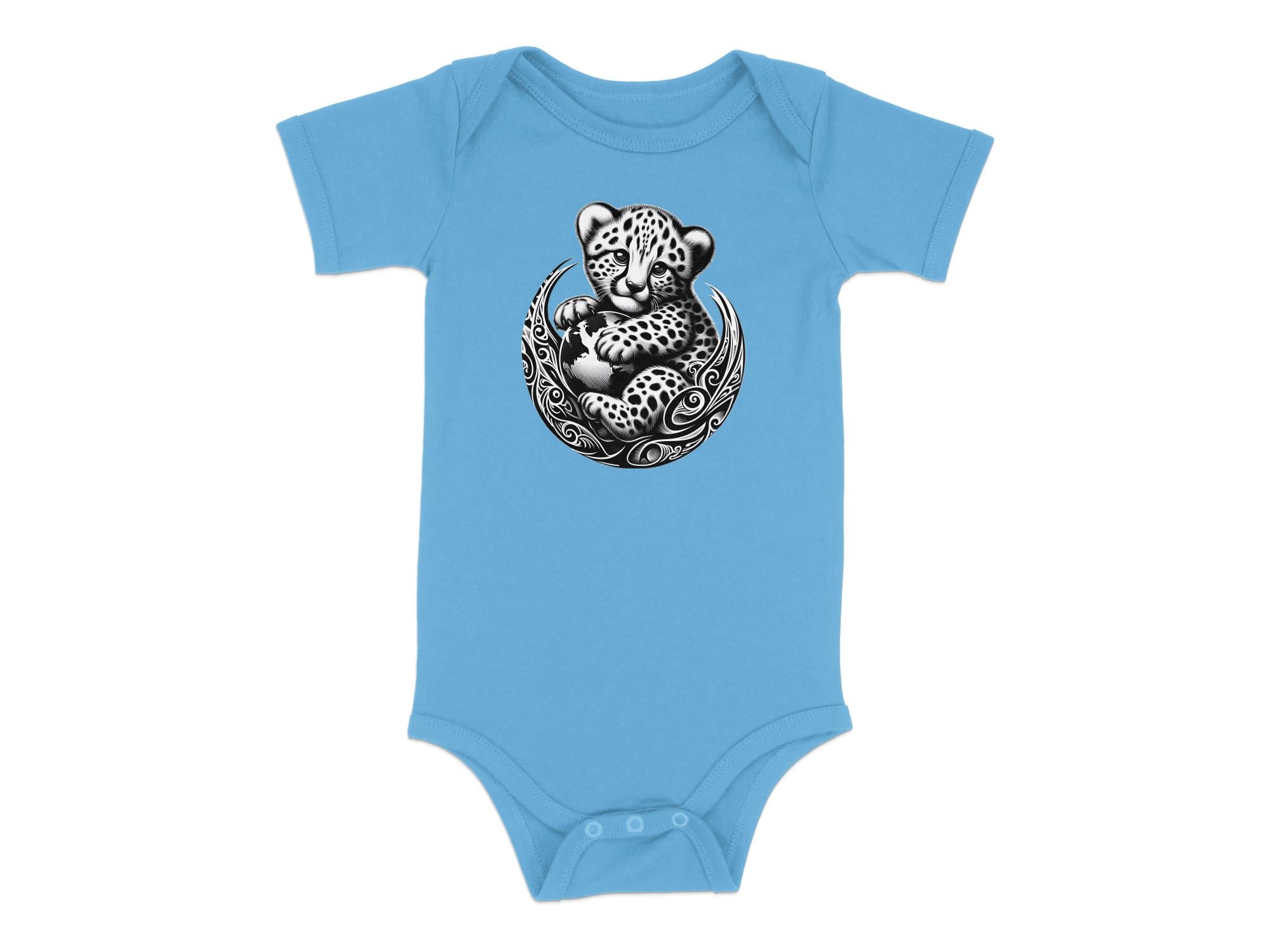 Cheetah World - Coloured Toddler Bodysuit Realistic Animal Talisman Unisex Cute Tee Graphic Design