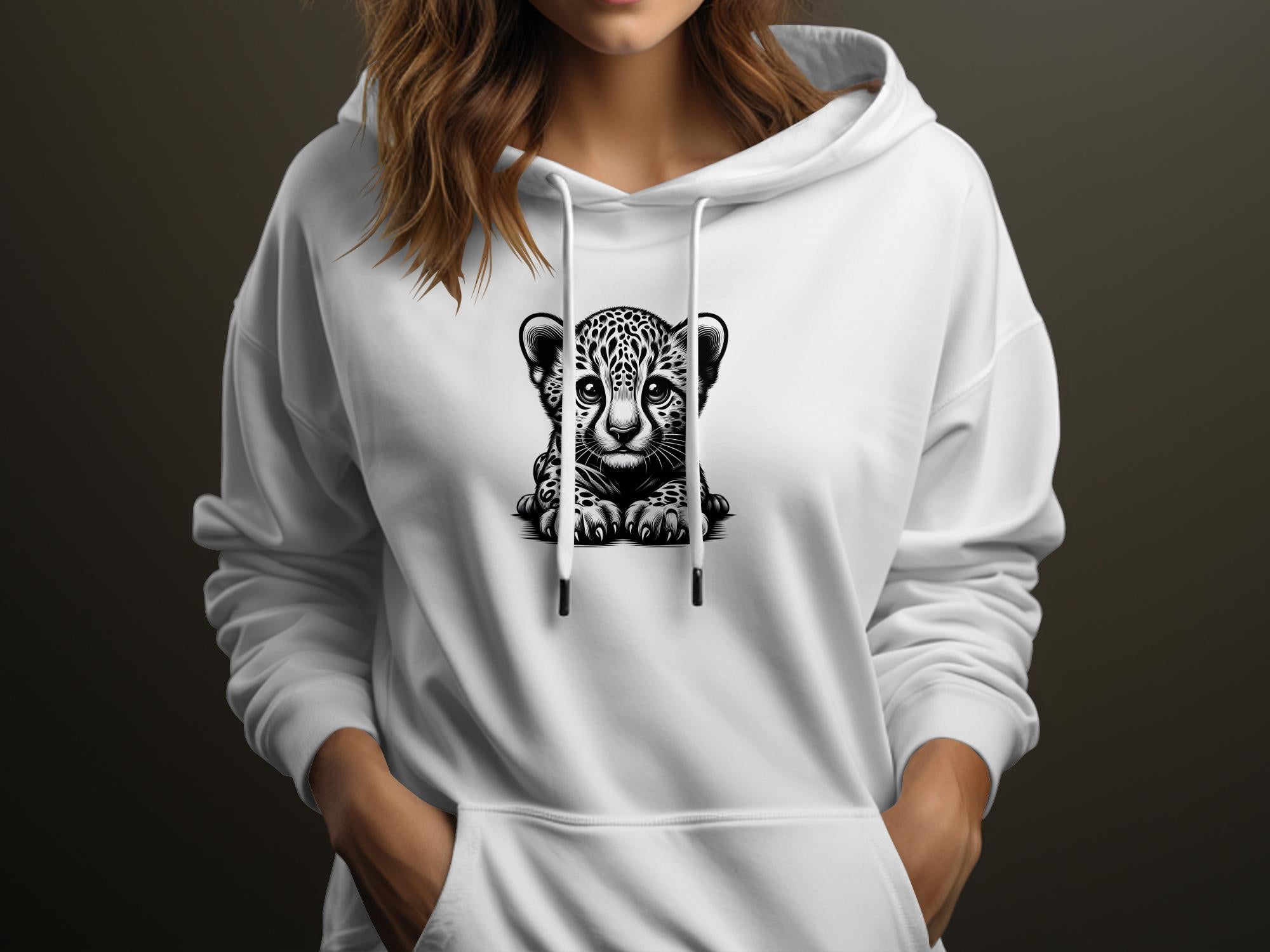 Cheetah World - Coloured Gildan Hoodie Realistic Animal Talisman Unisex Cute Tee Graphic Design