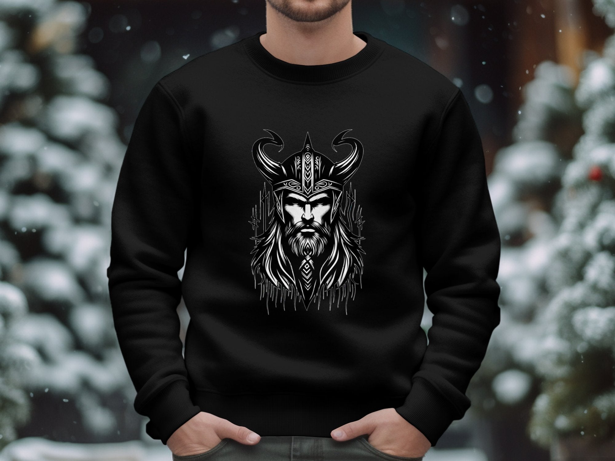 Viking Zeal - Coloured Gildan Sweatshirt Realistic Norse Talisman Men Women Unisex Valhalla Tee Graphic Design