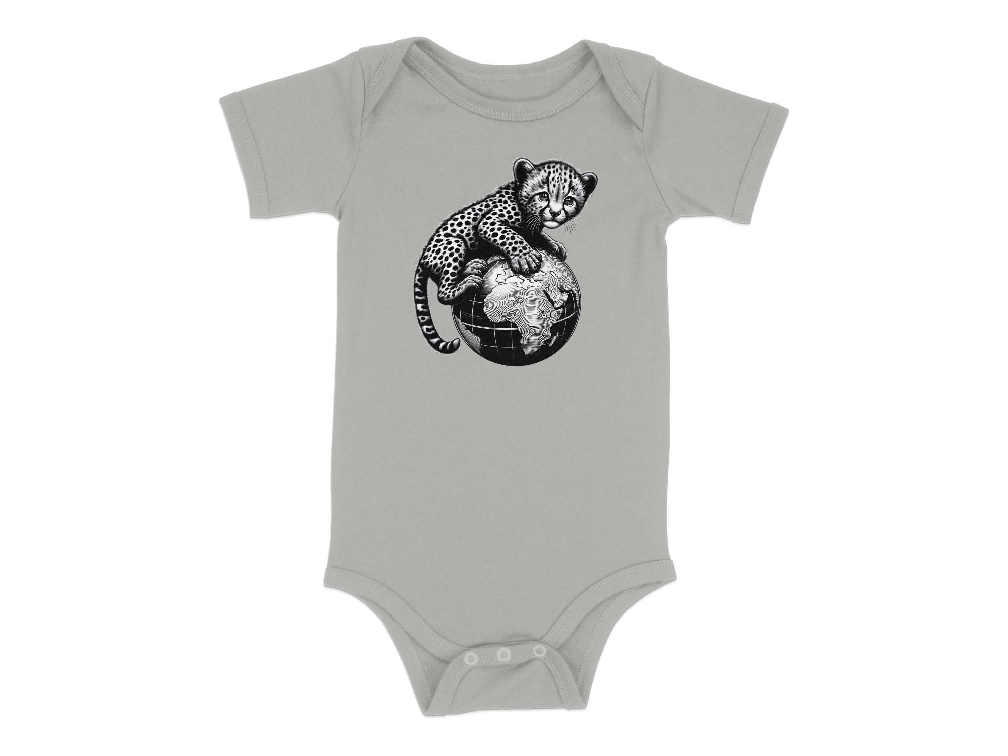 Cheetah World - Coloured Toddler Bodysuit Realistic Animal Talisman Unisex Cute Tee Graphic Design