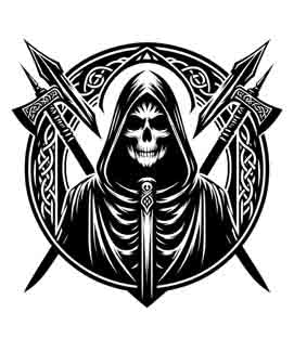 Grim Reaper - Digital Art | PNG, JPEG & SVG | Instant Download for Apparel, Décor and Wall Art