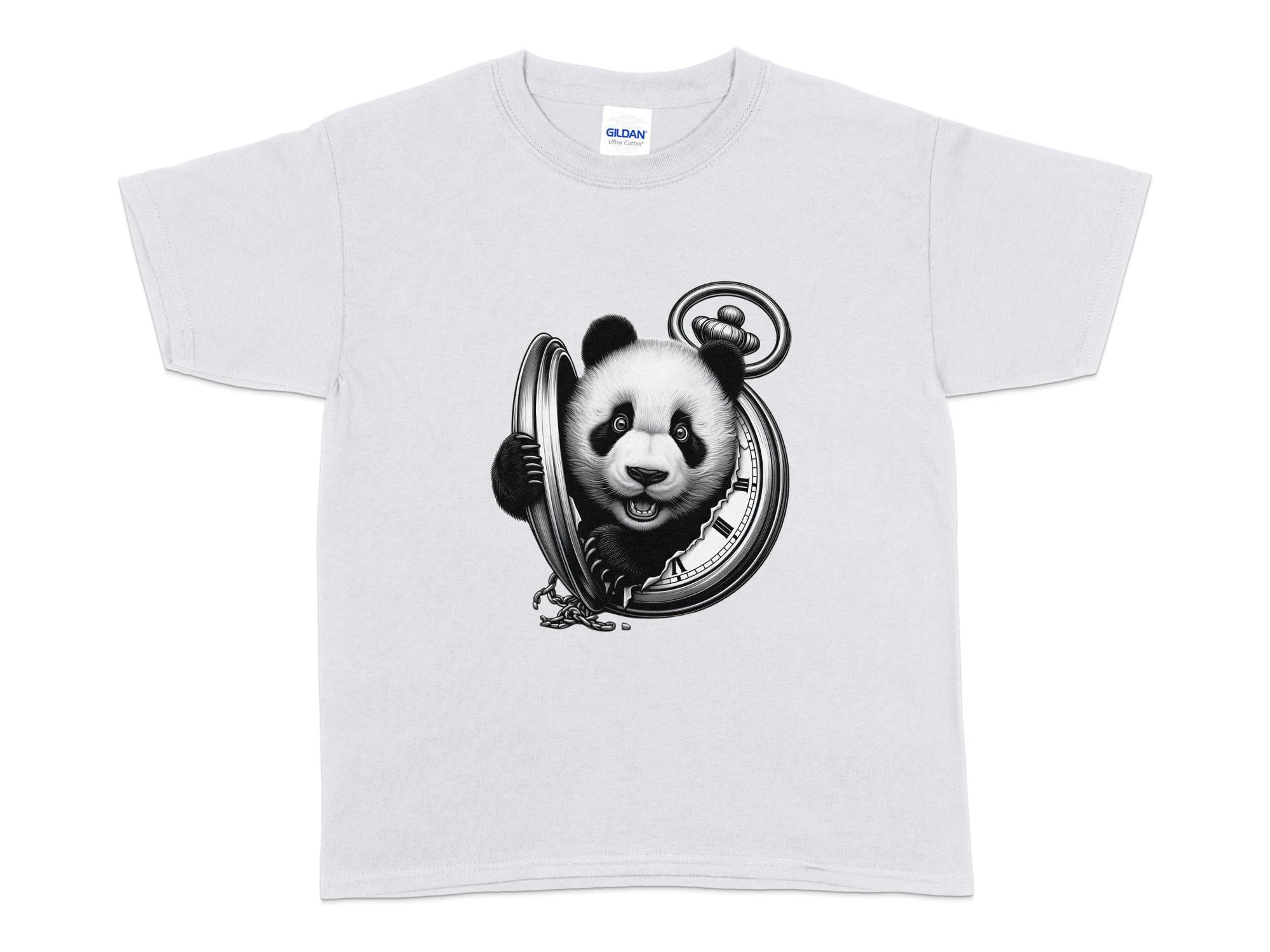 Panda - Coloured Kids T-Shirt Realistic Animal Talisman Unisex Cute Tee Graphic Design