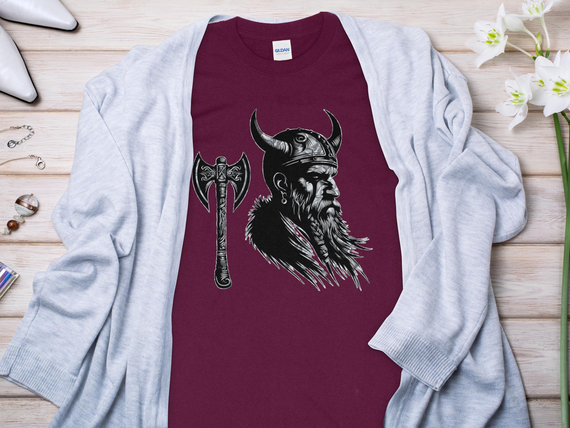 Viking Knowledge - Coloured Gildan Long Sleeve Norse Talisman Men Women Unisex Valhalla Tee