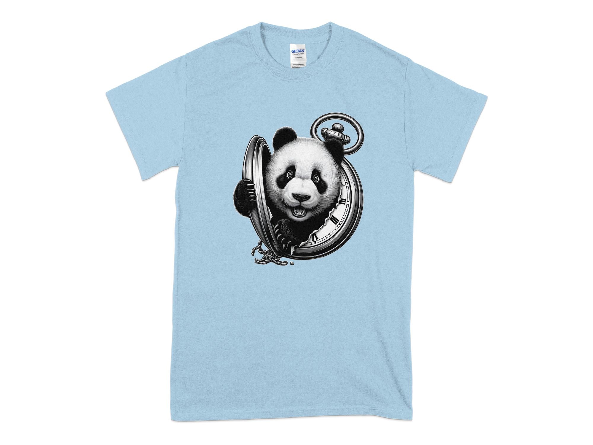 Panda - Coloured Gildan T-Shirt Realistic Animal Talisman Unisex Cute Tee Graphic Design