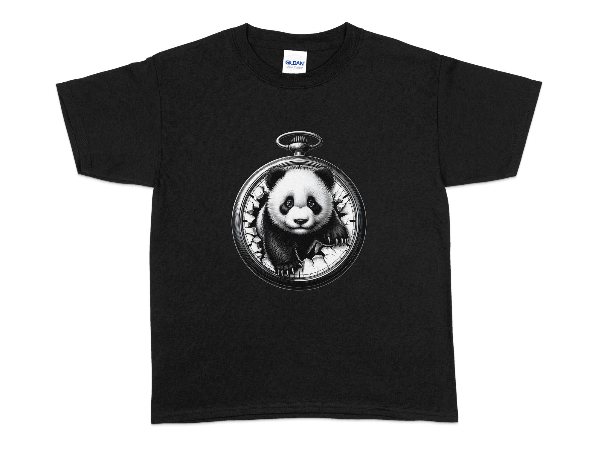 Panda - Coloured Kids T-Shirt Realistic Animal Talisman Unisex Cute Tee Graphic Design