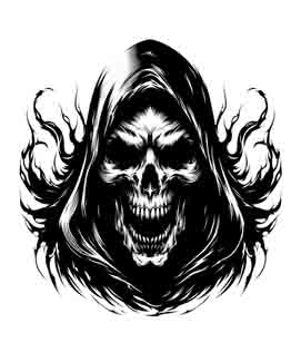 Grim Reaper - Digital Art | PNG, JPEG & SVG | Instant Download for Apparel, Décor and Wall Art