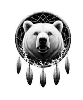 Dreamcatcher Bear - Digital Art | PNG, JPEG & SVG | Instant Download for Apparel, Décor and Wall Art