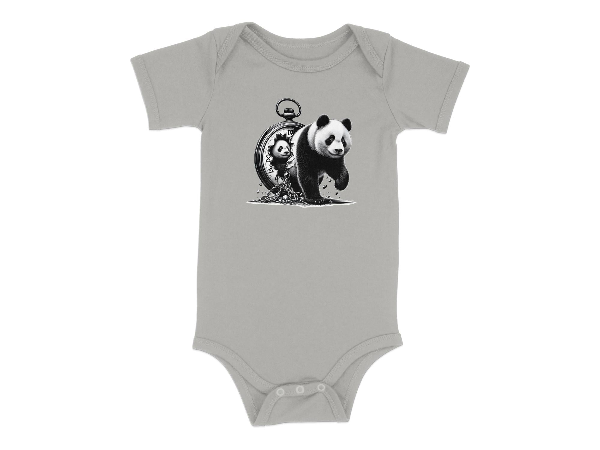 Panda - Coloured Toddler Bodysuit Realistic Animal Talisman Unisex Cute Tee Graphic Design