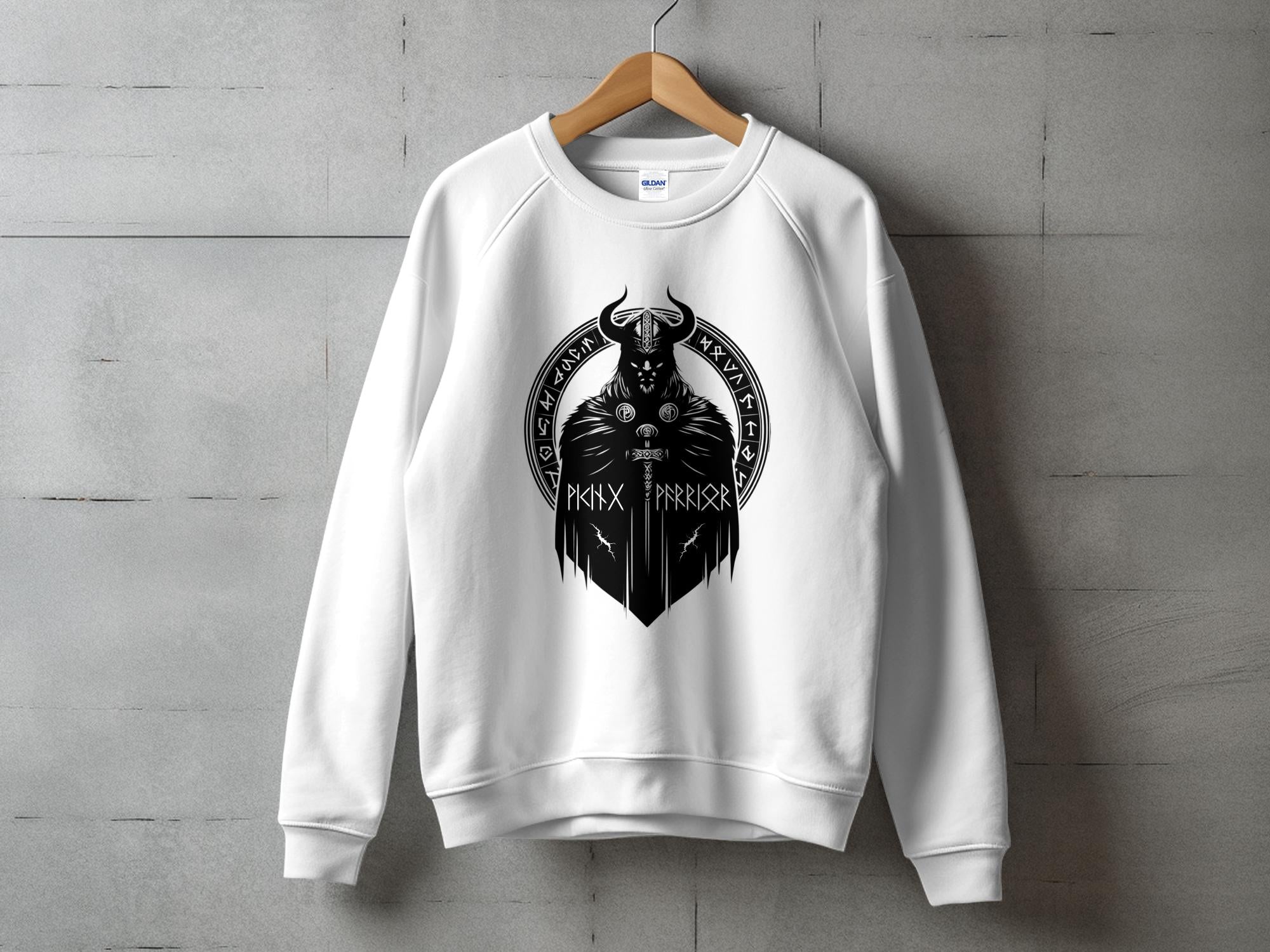 Viking Seer - Coloured Gildan Sweatshirt Norse Talisman Men Women Unisex Valhalla Tee