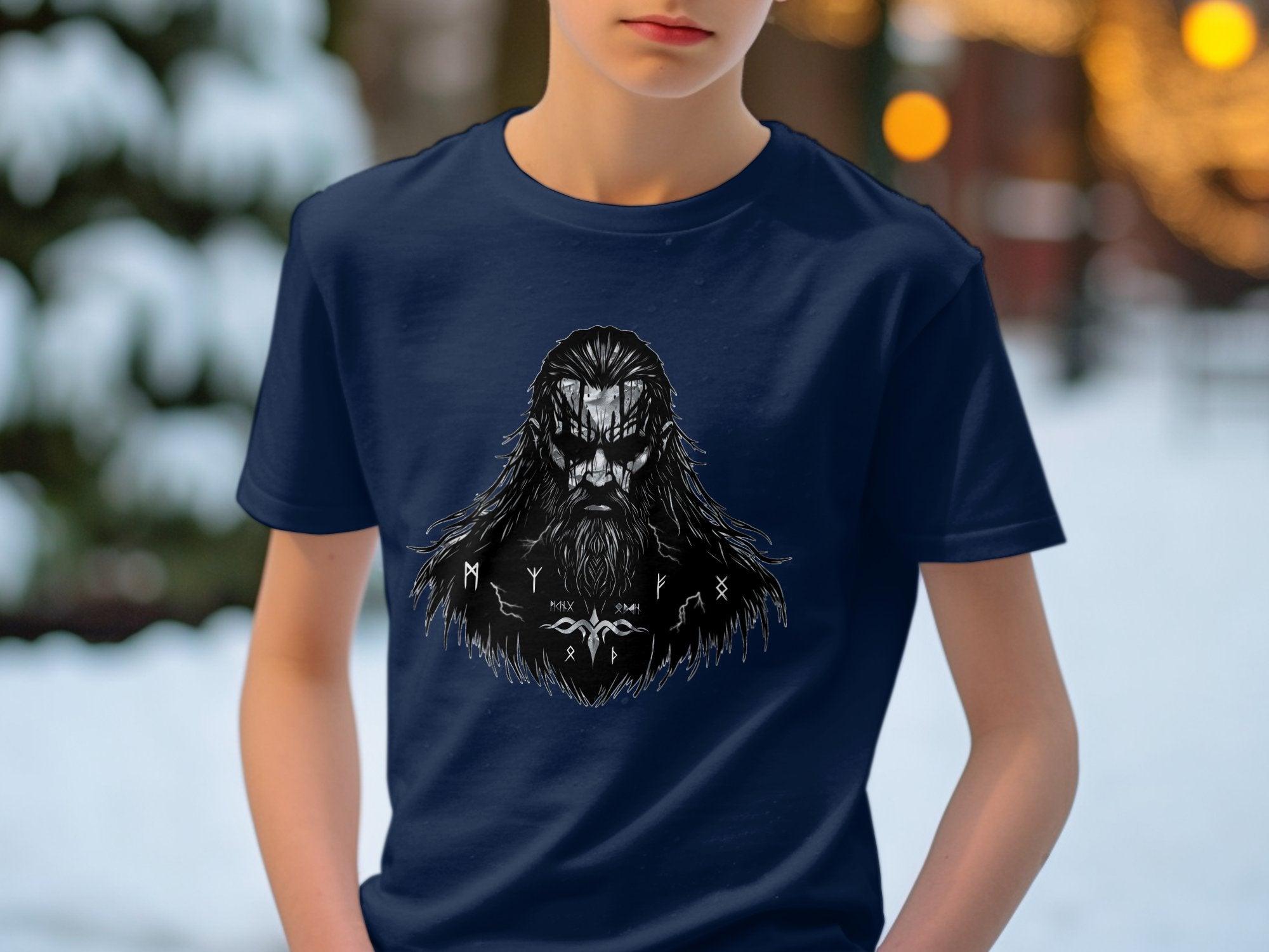 Viking Atonement - Coloured Gildan Kids T Shirt Norse Talisman Unisex Valhalla Tee