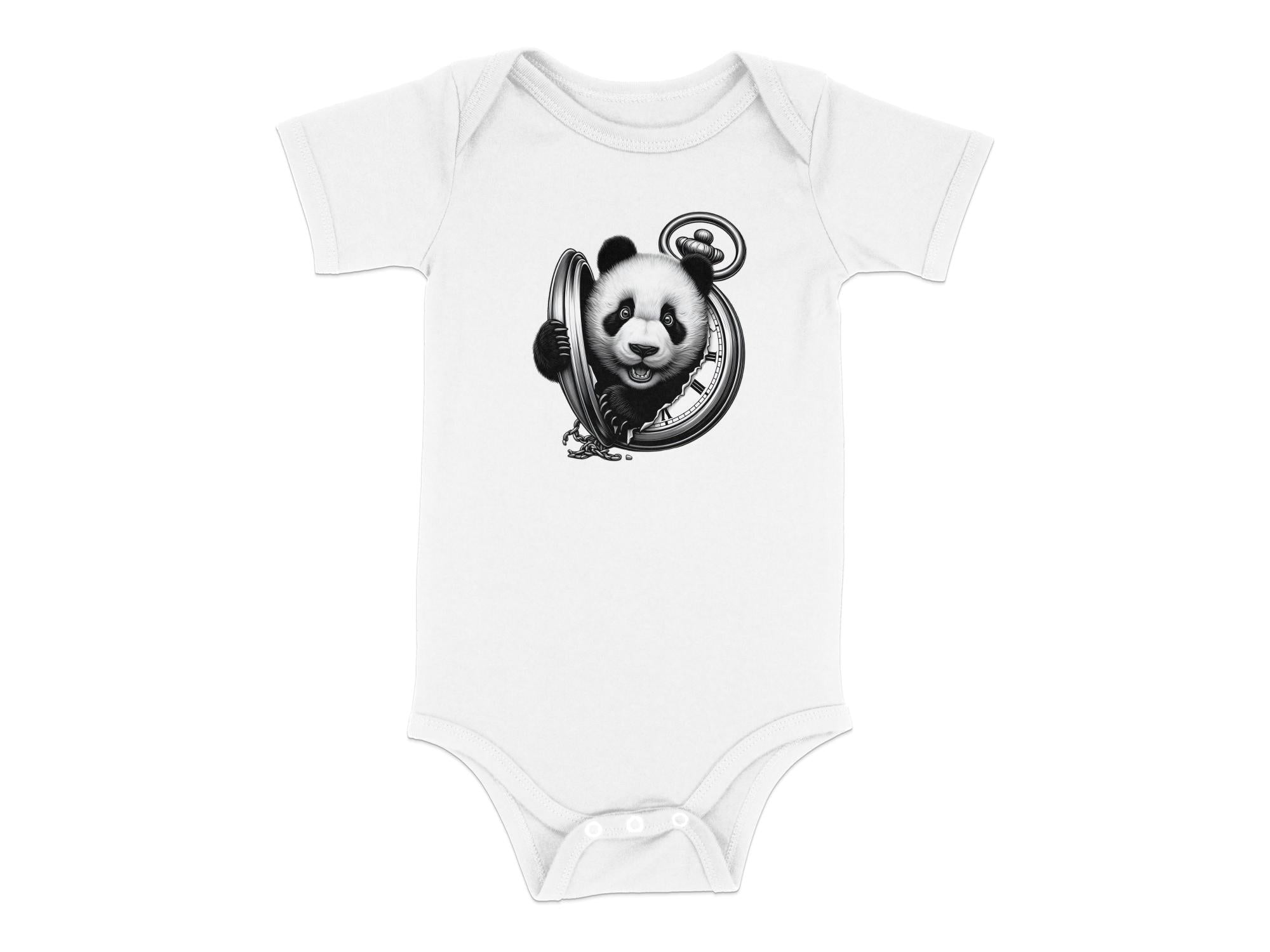 Panda - Coloured Toddler Bodysuit Realistic Animal Talisman Unisex Cute Tee Graphic Design