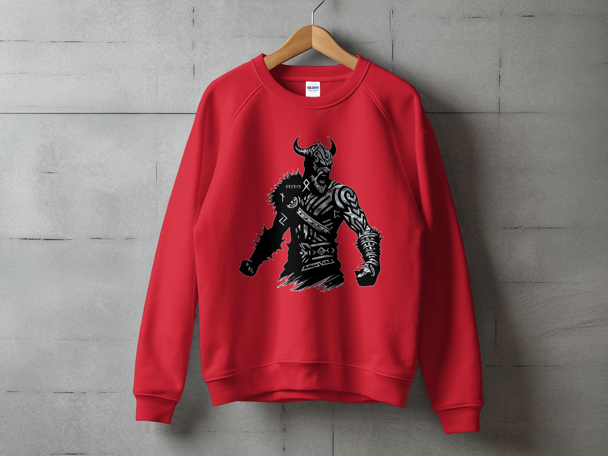 Viking Berserker - Coloured Gildan Sweatshirt Norse Talisman Men Women Unisex Valhalla Tee