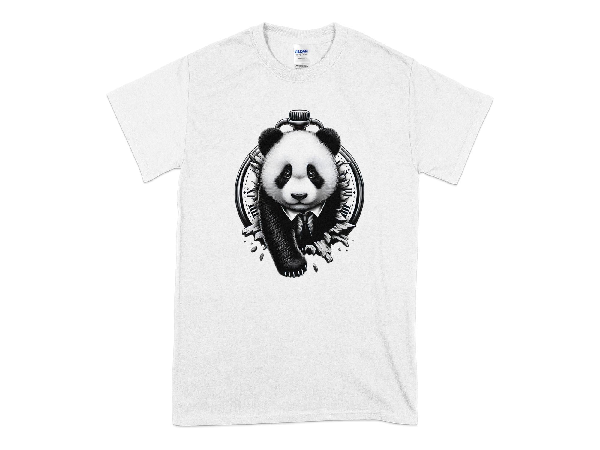 Panda - Coloured Gildan T-Shirt Realistic Animal Talisman Unisex Cute Tee Graphic Design