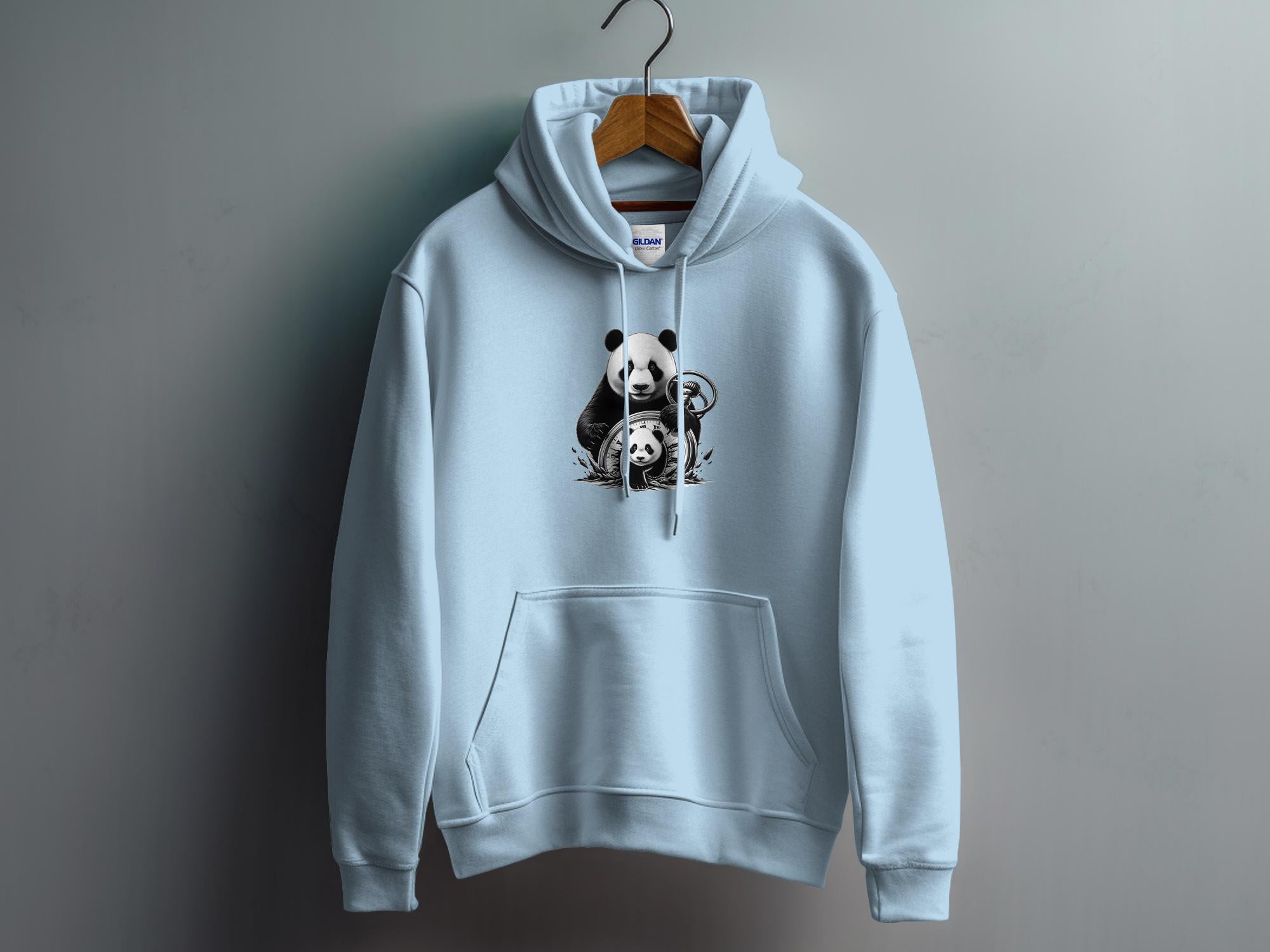 Panda - Coloured Gildan Hoodie Realistic Animal Talisman Unisex Cute Tee Graphic Design