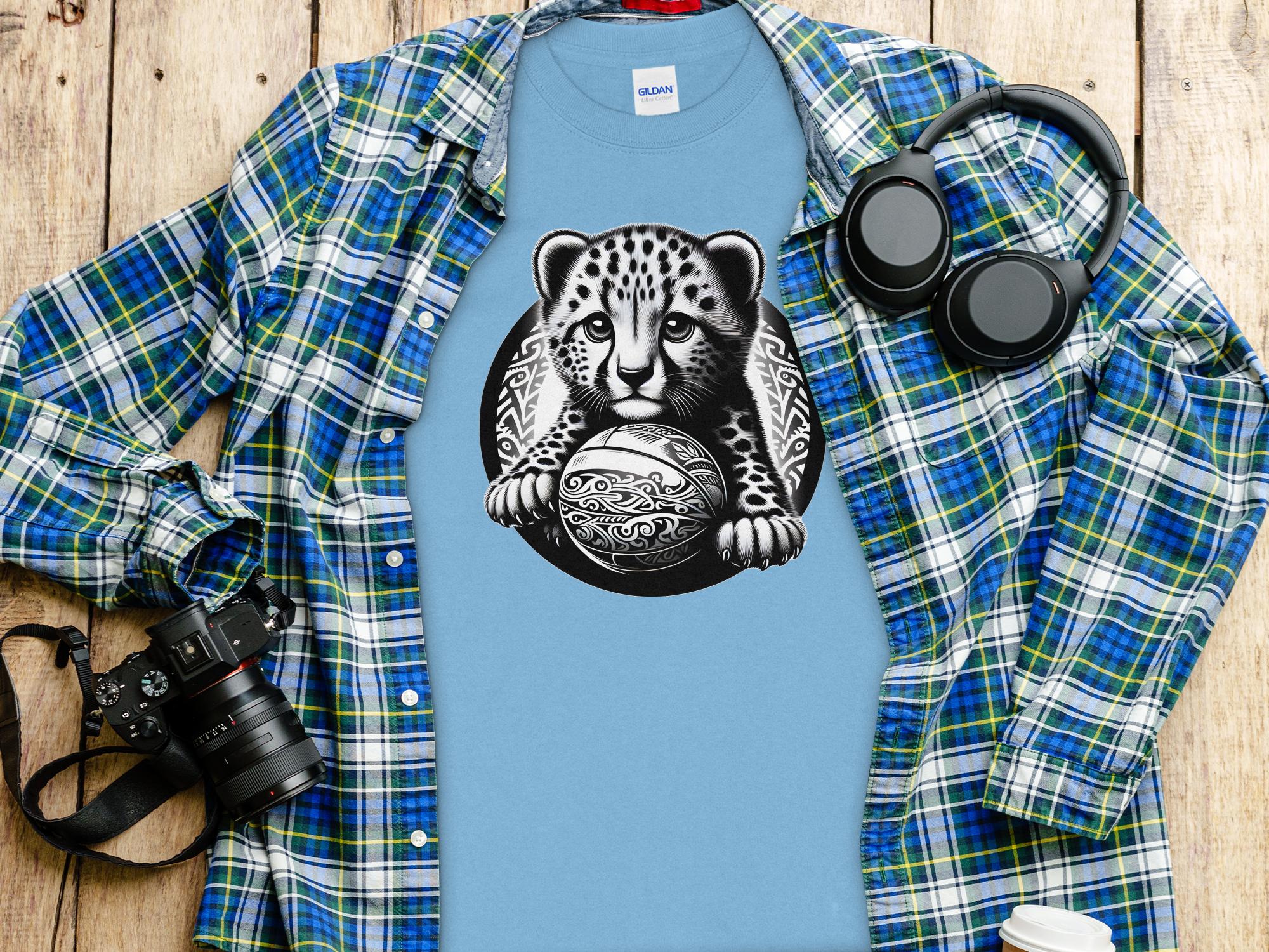 Cheetah World - Coloured Gildan Long Sleeve Realistic Animal Talisman Unisex Cute Tee Graphic Design