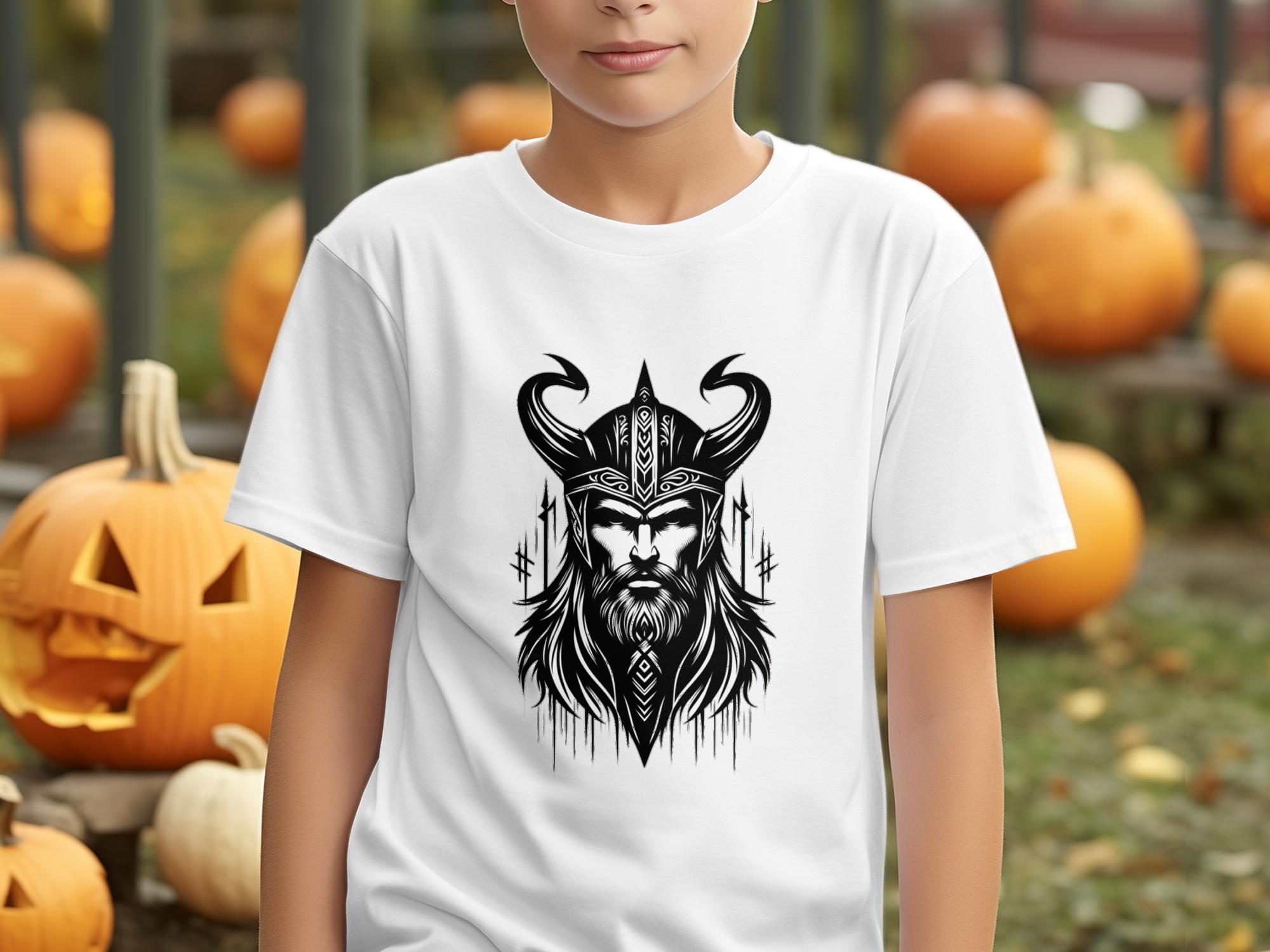 Viking Zeal - Coloured Gildan Kids T-Shirt Realistic Norse Talisman Unisex Valhalla Tee Graphic Design