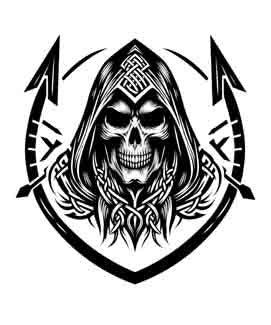 Grim Reaper - Digital Art | PNG, JPEG & SVG | Instant Download for Apparel, Décor and Wall Art