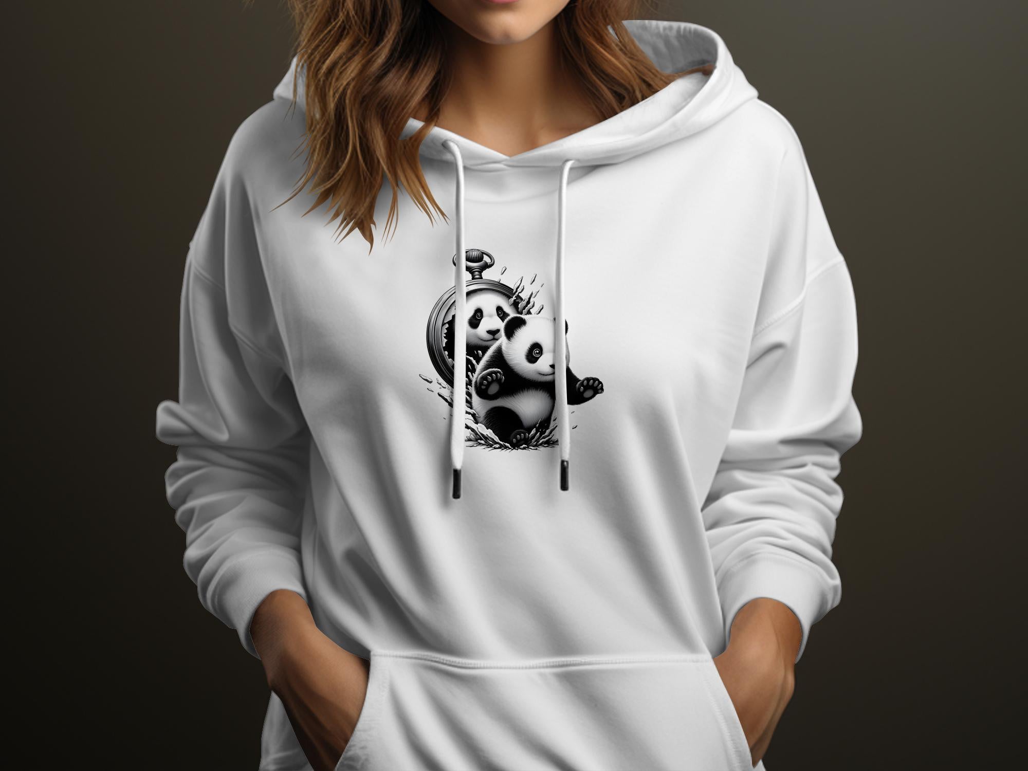 Panda - Coloured Gildan Hoodie Realistic Animal Talisman Unisex Cute Tee Graphic Design