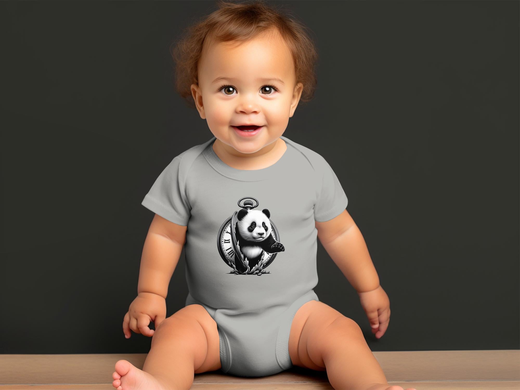 Panda - Coloured Toddler Bodysuit Realistic Animal Talisman Unisex Cute Tee Graphic Design