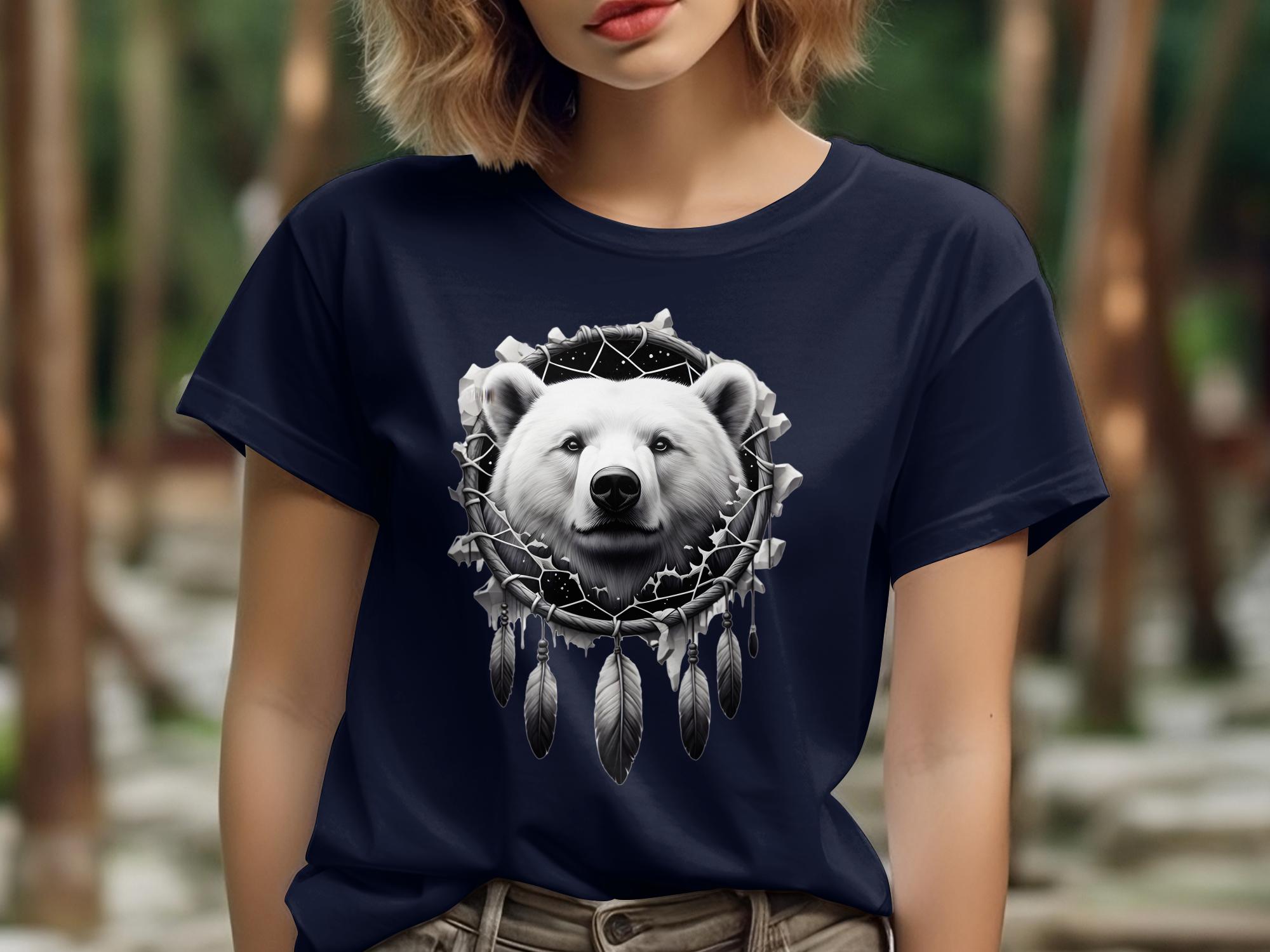 Dreamcatcher Bear - Coloured Gildan T-Shirt Realistic Native American Talisman Unisex Mythology Tee Graphic Design