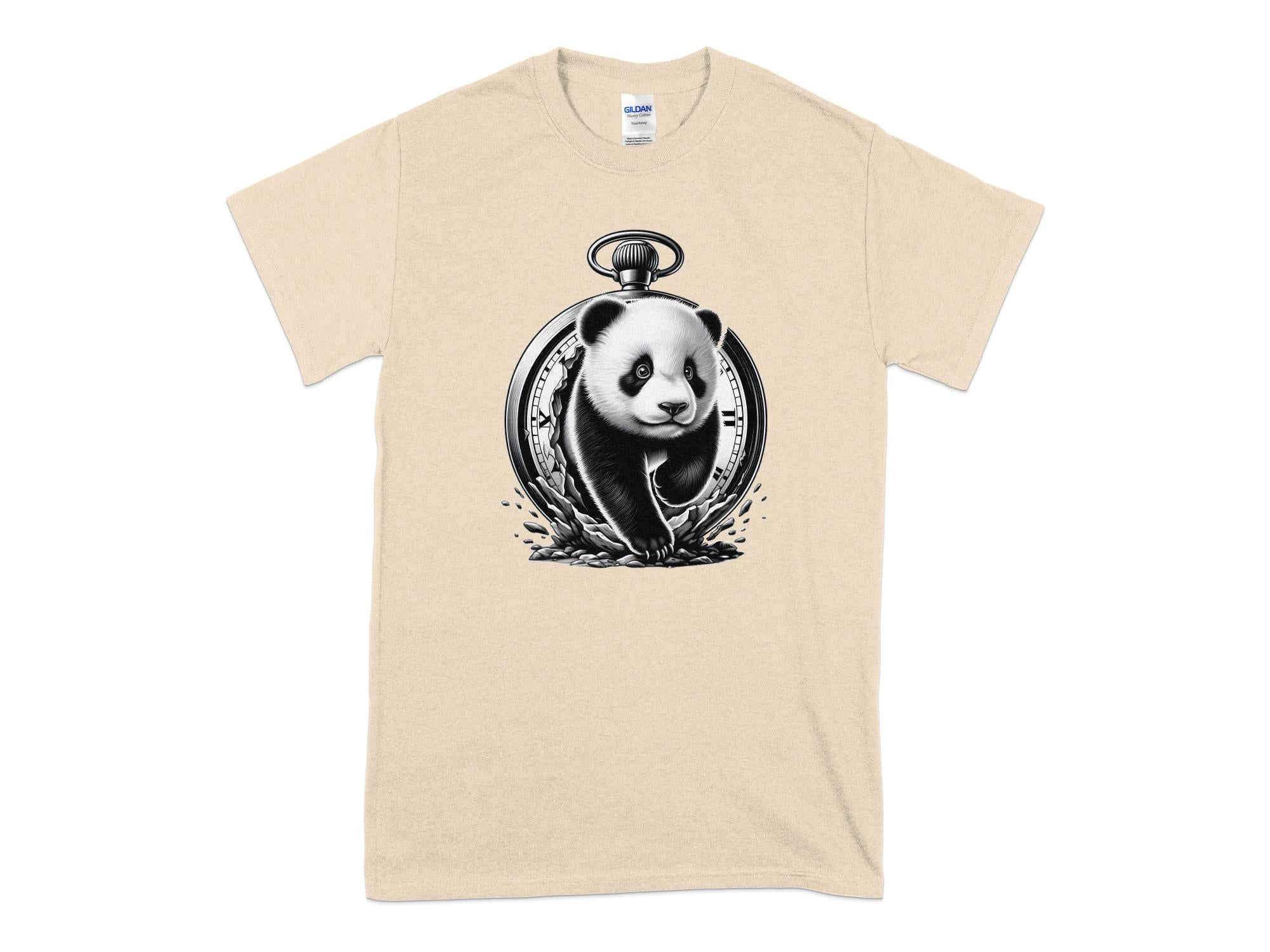 Panda - Coloured Gildan T-Shirt Realistic Animal Talisman Unisex Cute Tee Graphic Design