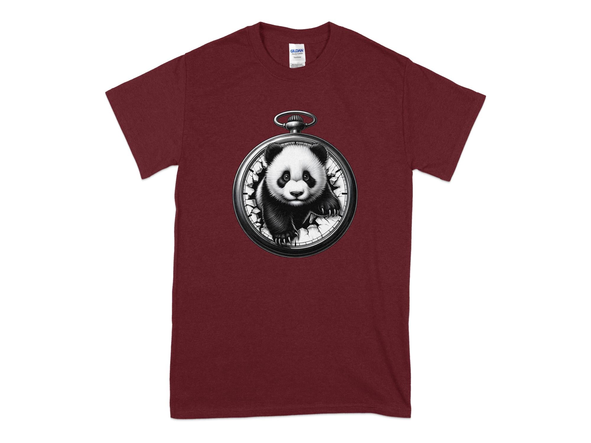 Panda - Coloured Gildan T-Shirt Realistic Animal Talisman Unisex Cute Tee Graphic Design