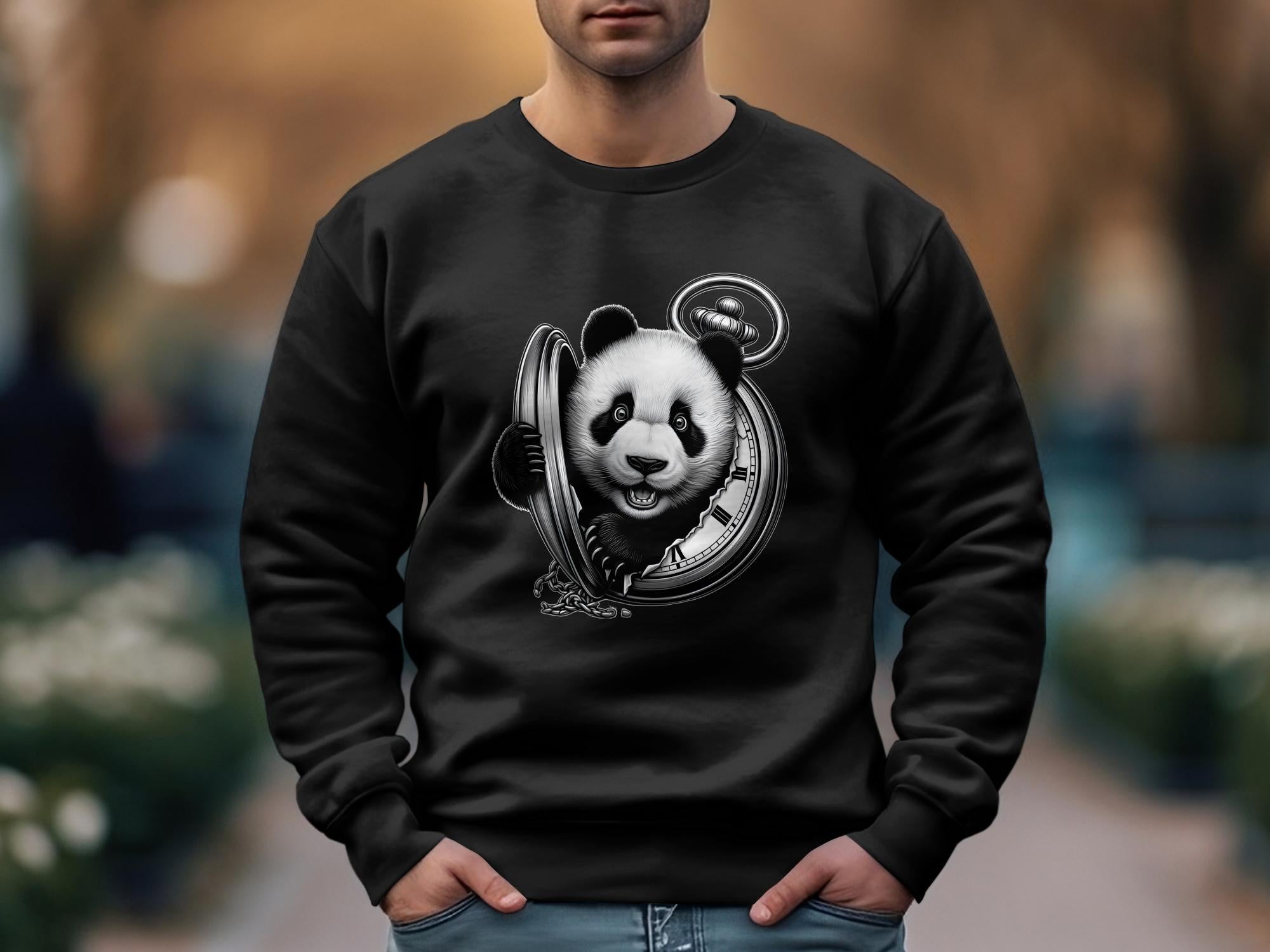 Panda - Coloured Gildan Sweatshirt Realistic Animal Talisman Unisex Cute Tee Graphic Design