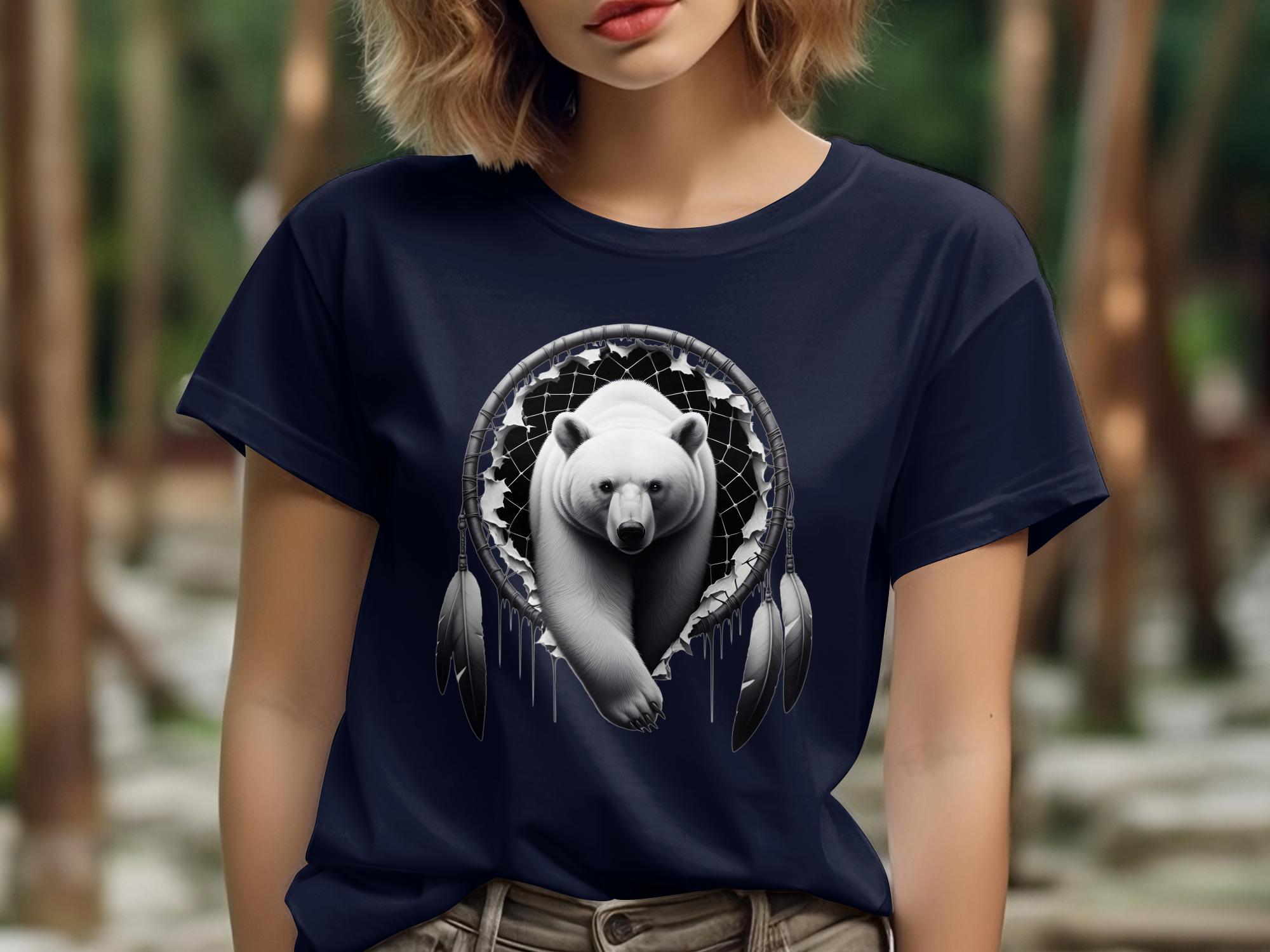 Dreamcatcher Bear - Coloured Gildan T-Shirt Realistic Native American Talisman Unisex Mythology Tee Graphic Design