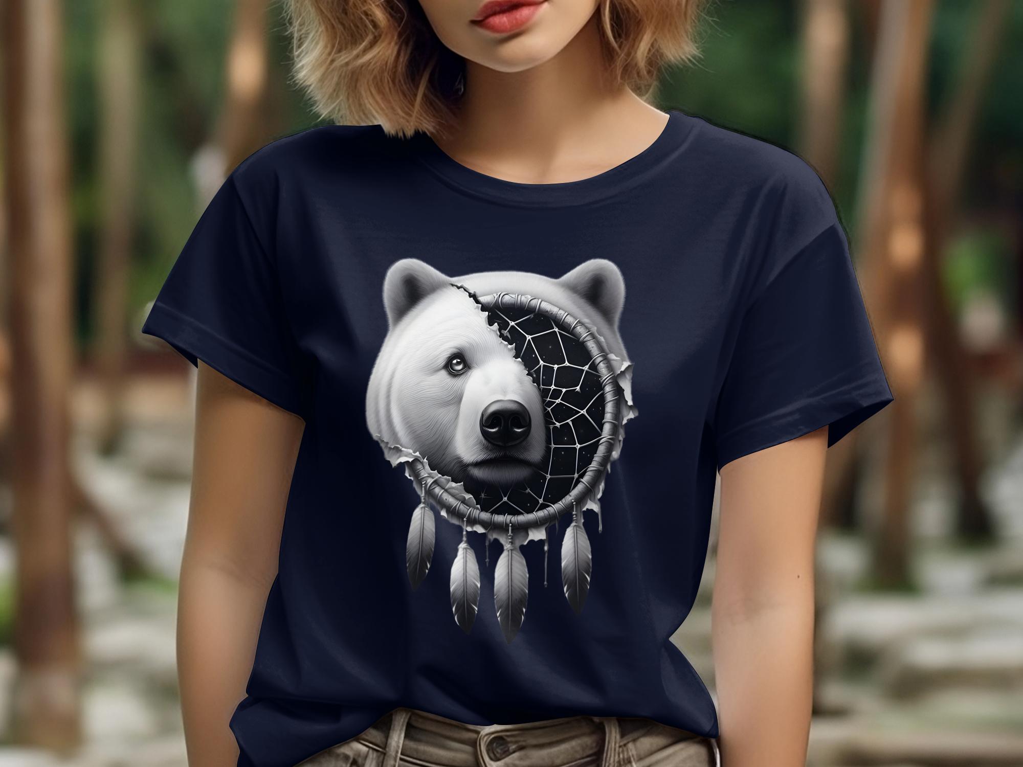 Dreamcatcher Bear - Coloured Gildan T-Shirt Realistic Native American Talisman Unisex Mythology Tee Graphic Design