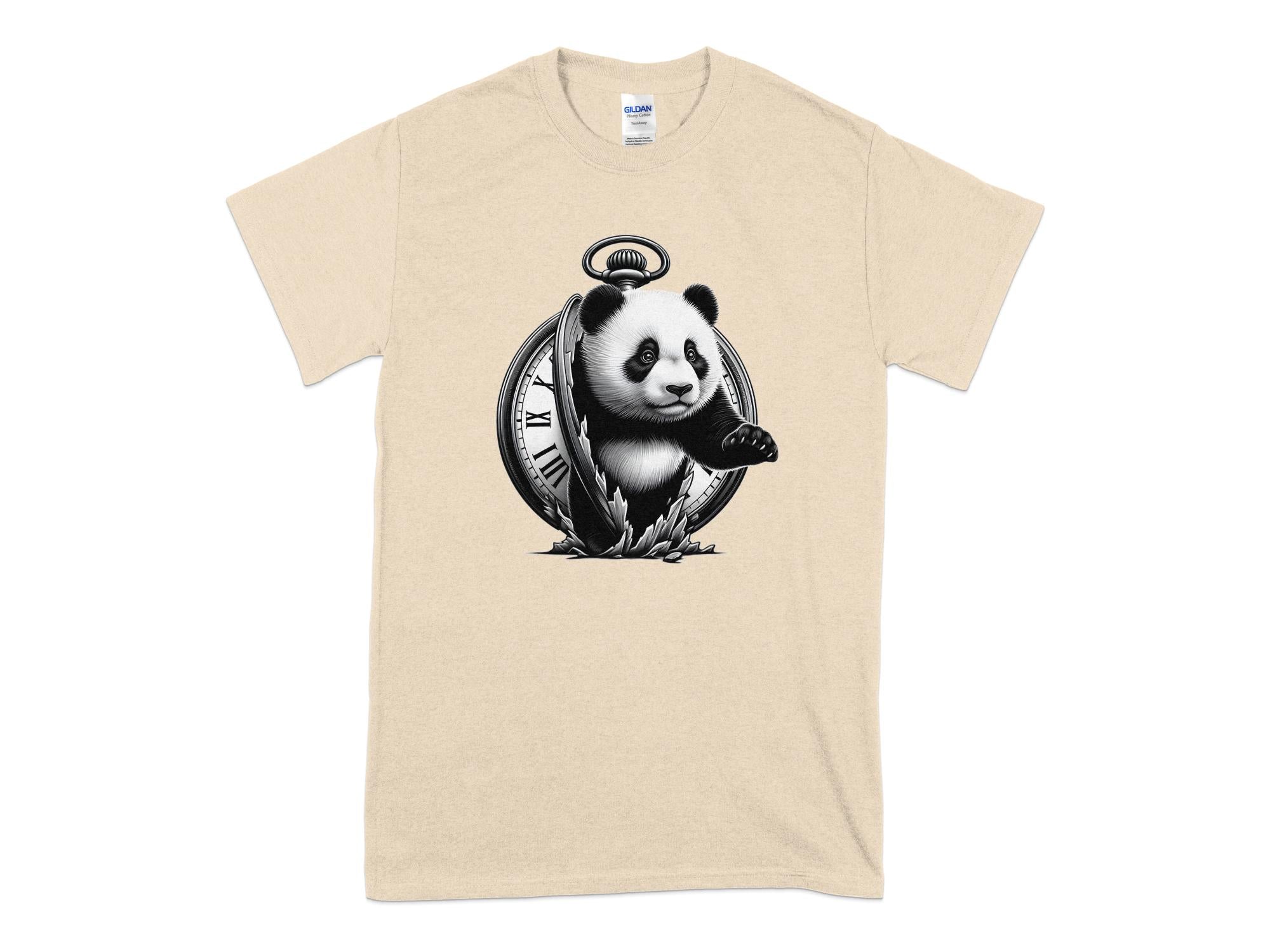 Panda - Coloured Gildan T-Shirt Realistic Animal Talisman Unisex Cute Tee Graphic Design