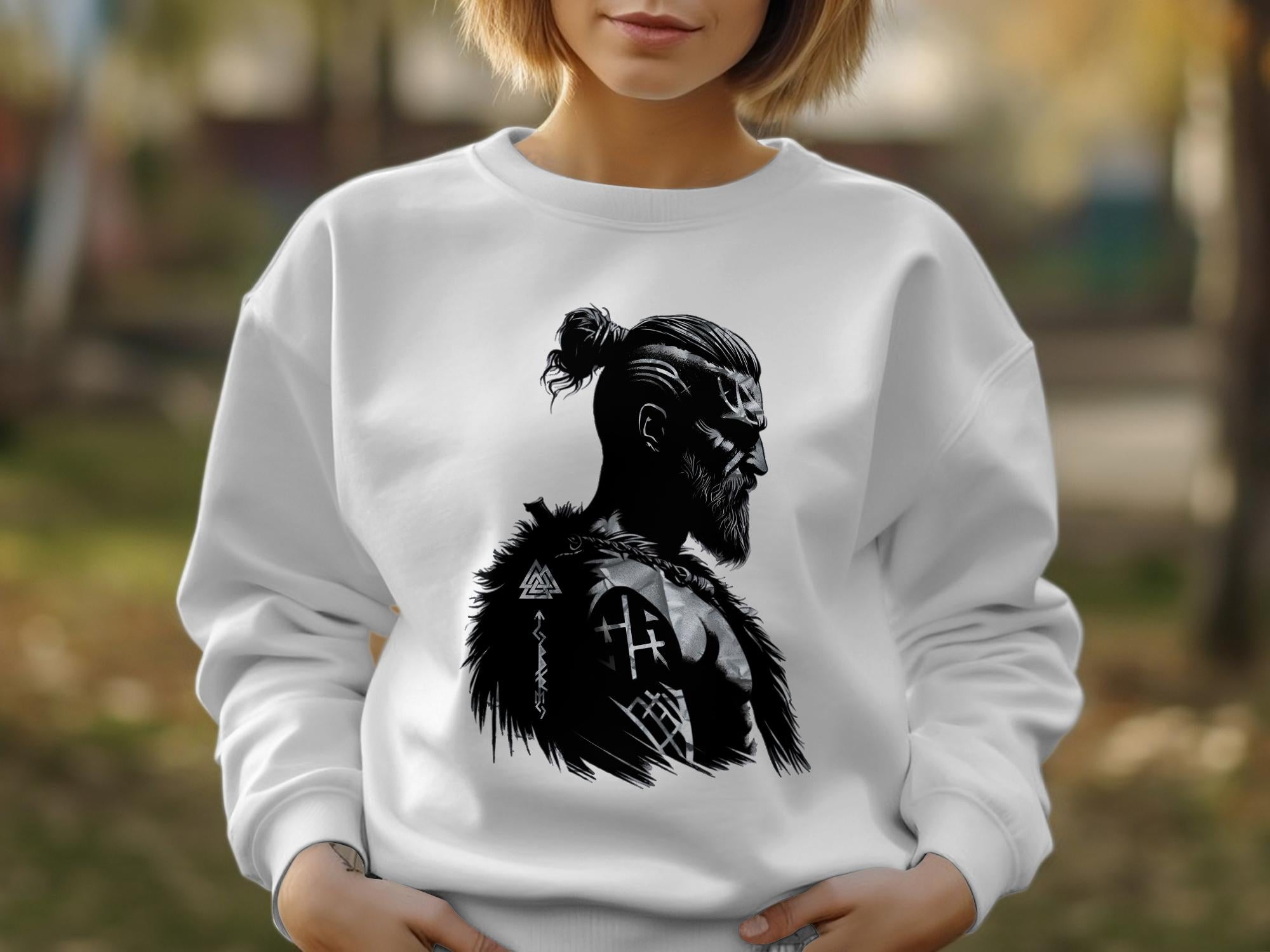 Viking Resilience- Coloured Gildan Sweatshirt Norse Talisman Men Women Unisex Valhalla Tee