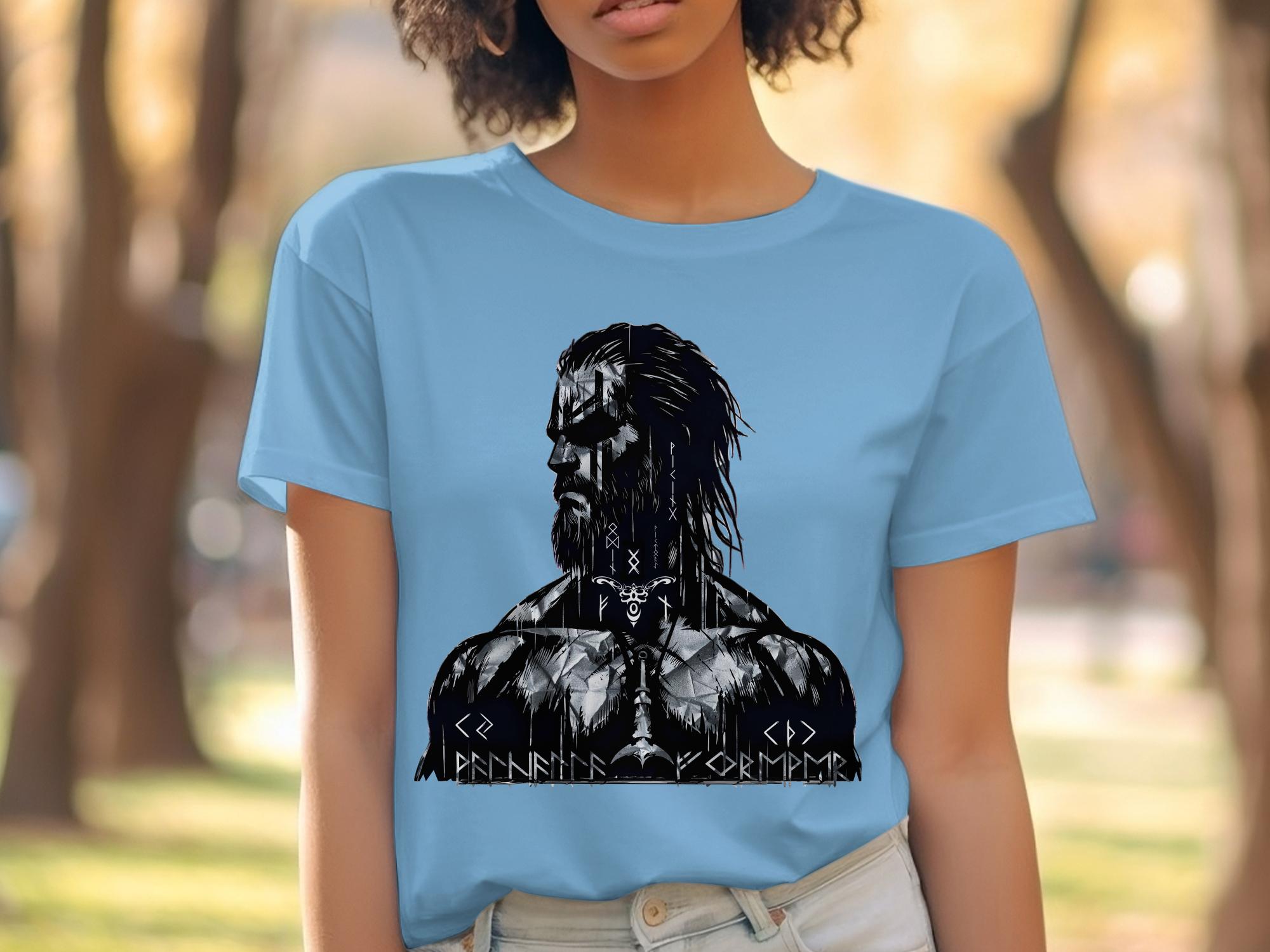 Viking Fearless - Coloured Gildan T Shirt Norse Talisman Men Women Unisex Valhalla Tee