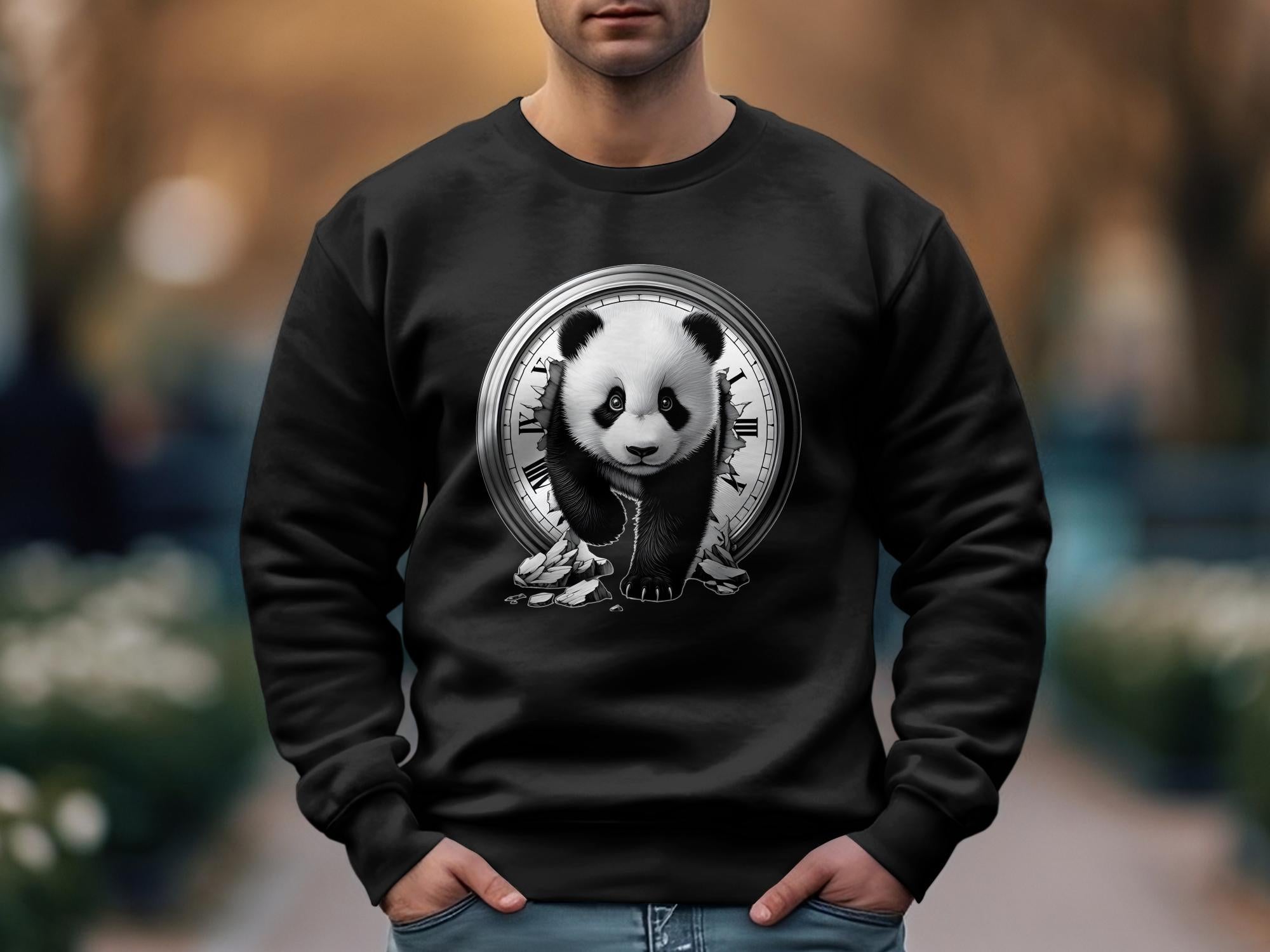 Panda - Coloured Gildan Sweatshirt Realistic Animal Talisman Unisex Cute Tee Graphic Design