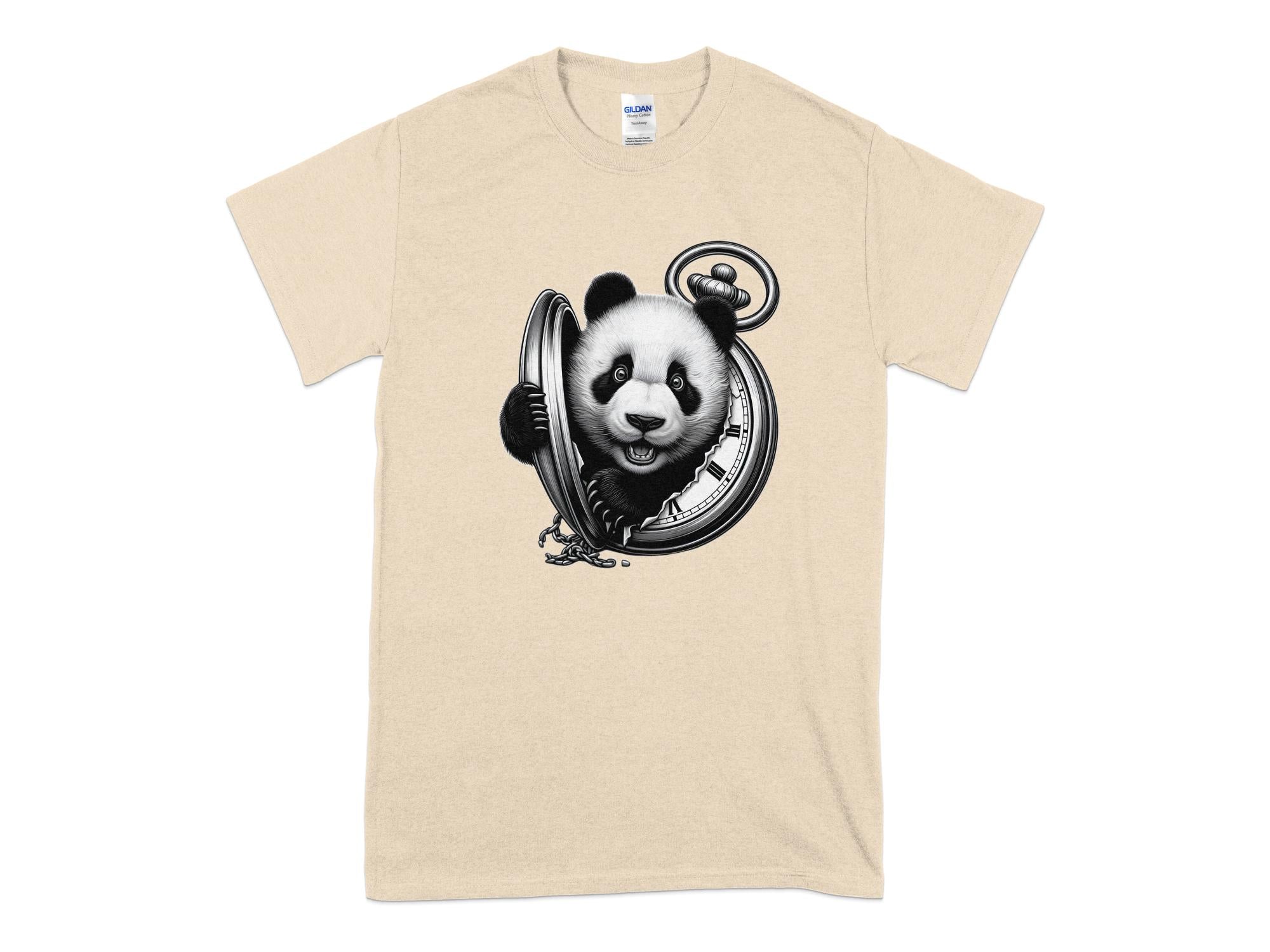 Panda - Coloured Gildan T-Shirt Realistic Animal Talisman Unisex Cute Tee Graphic Design