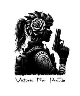 Military Woman Latin Digital Art Collection | PNG, JPEG & SVG | Instant Tattoo Download