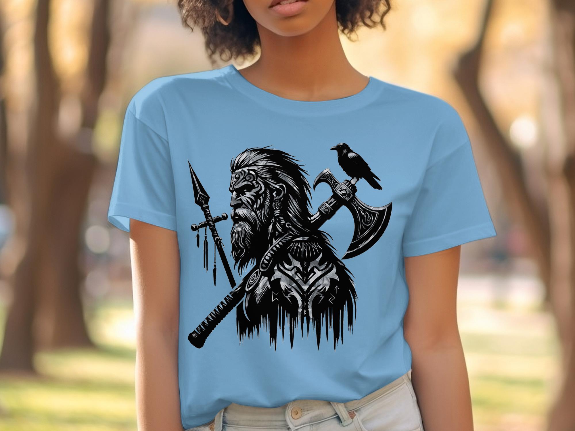 Viking Courage - Coloured Gildan T Shirt Norse Talisman Men Women Unisex Valhalla Tee