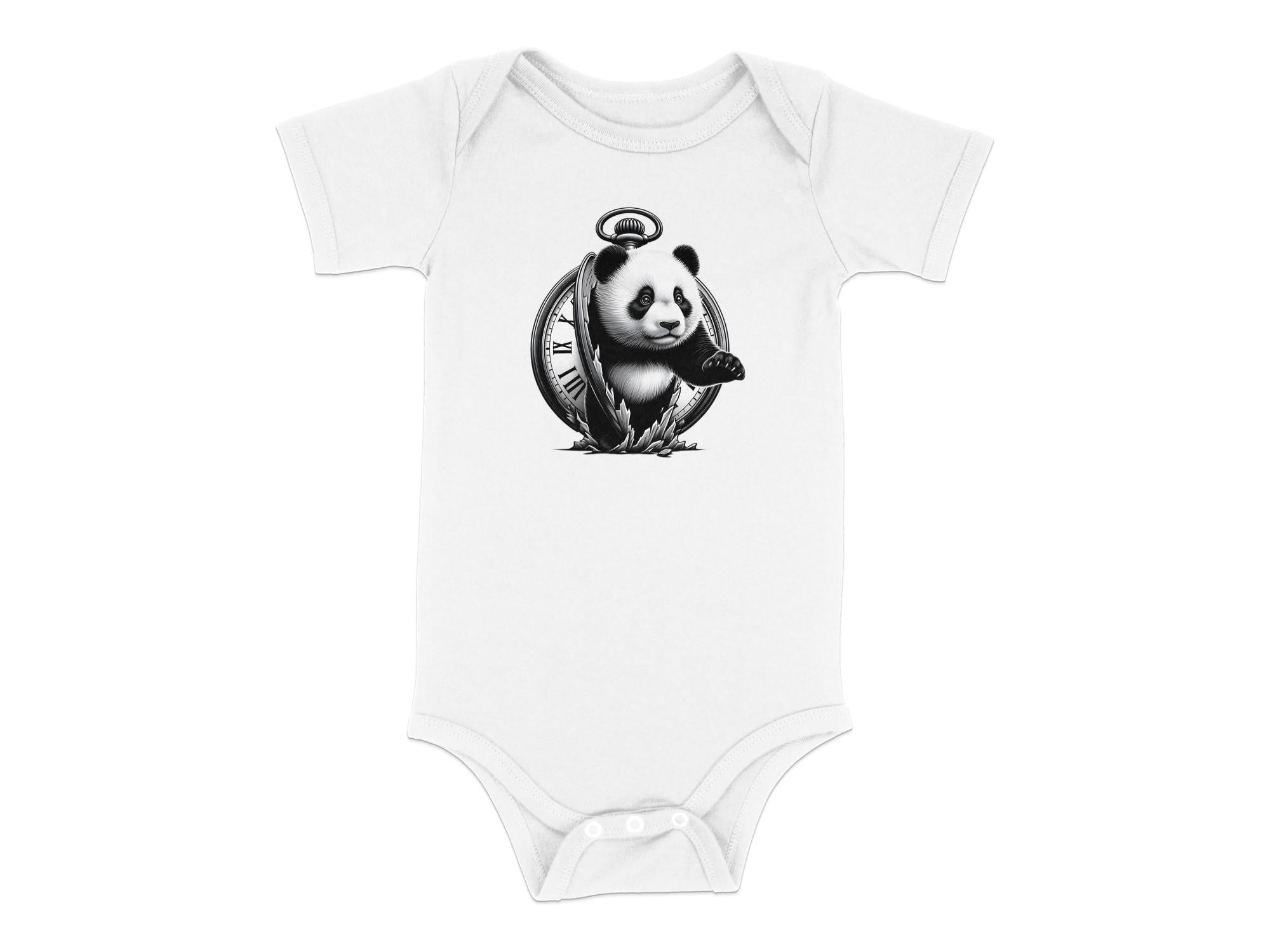 Panda - Coloured Toddler Bodysuit Realistic Animal Talisman Unisex Cute Tee Graphic Design