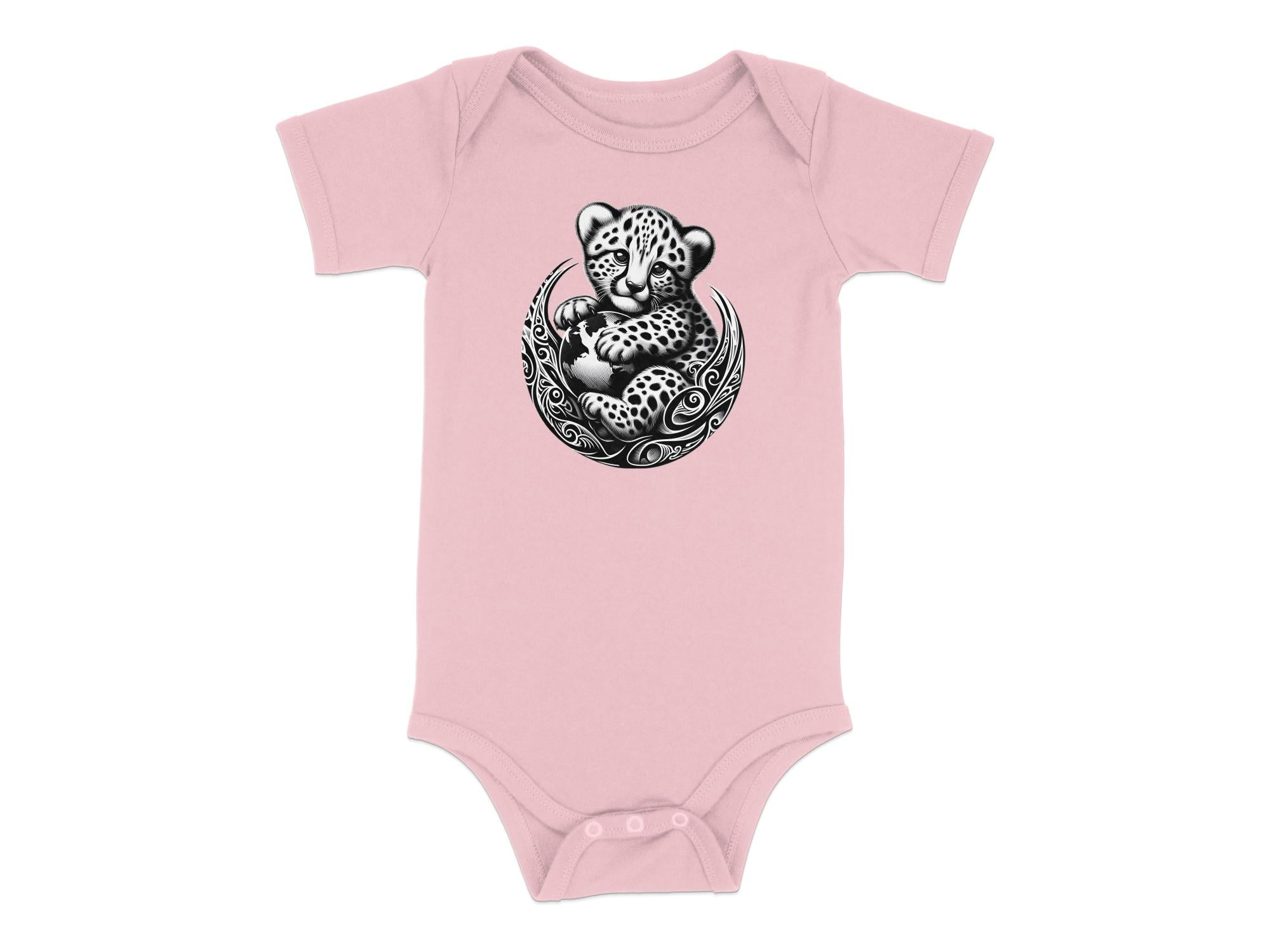 Cheetah World - Coloured Toddler Bodysuit Realistic Animal Talisman Unisex Cute Tee Graphic Design