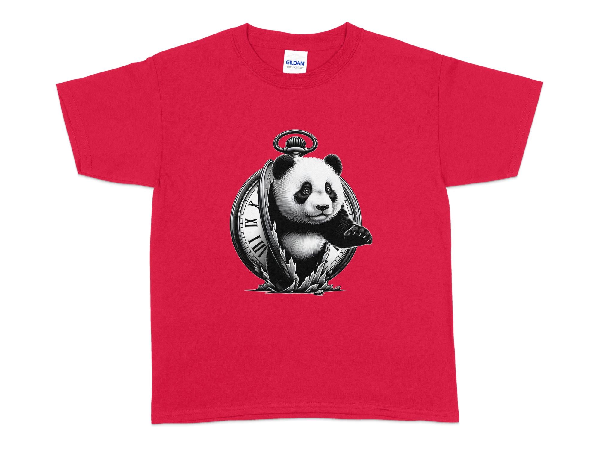 Panda - Coloured Kids T-Shirt Realistic Animal Talisman Unisex Cute Tee Graphic Design