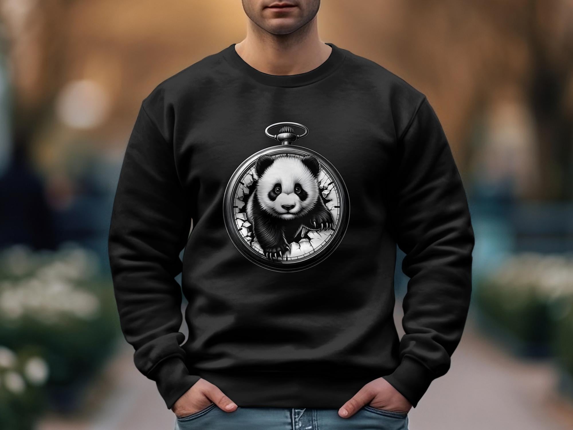 Panda - Coloured Gildan Sweatshirt Realistic Animal Talisman Unisex Cute Tee Graphic Design