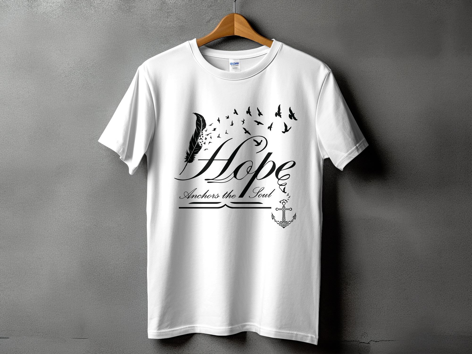 Hope Empowerment - White Gildan T Shirt Inspirational Talisman Men Women Unisex Tee Graphic Design