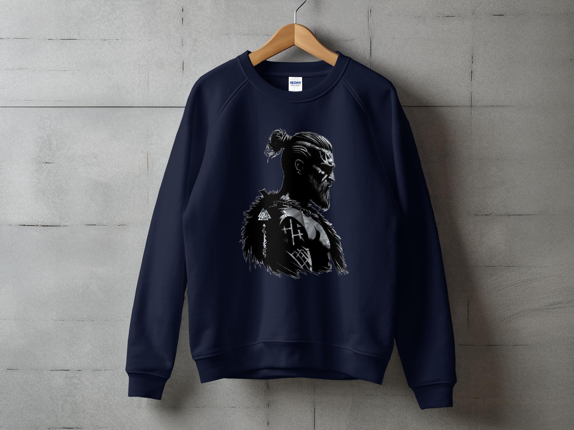 Viking Resilience- Coloured Gildan Sweatshirt Norse Talisman Men Women Unisex Valhalla Tee