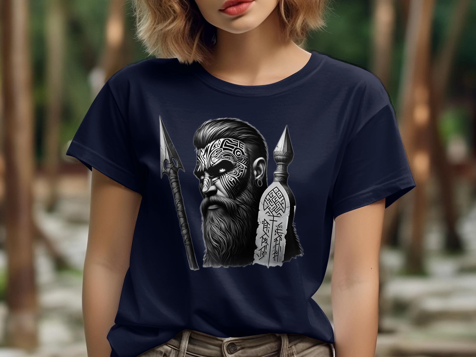 Viking Tenacity - Coloured Gildan T Shirt Realistic Norse Talisman Men Women Unisex Valhalla Tee Graphic Design