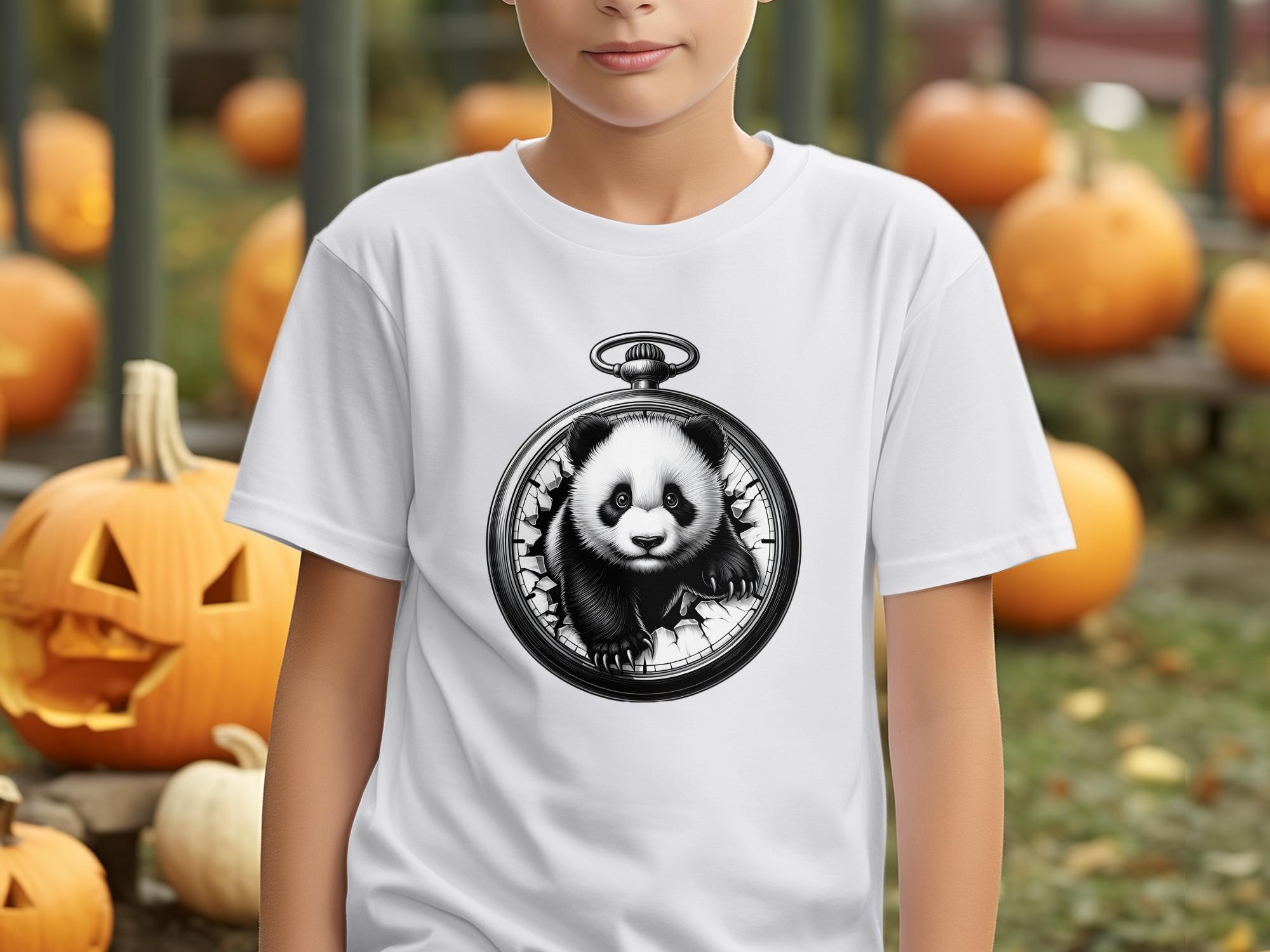 Panda - Coloured Kids T-Shirt Realistic Animal Talisman Unisex Cute Tee Graphic Design