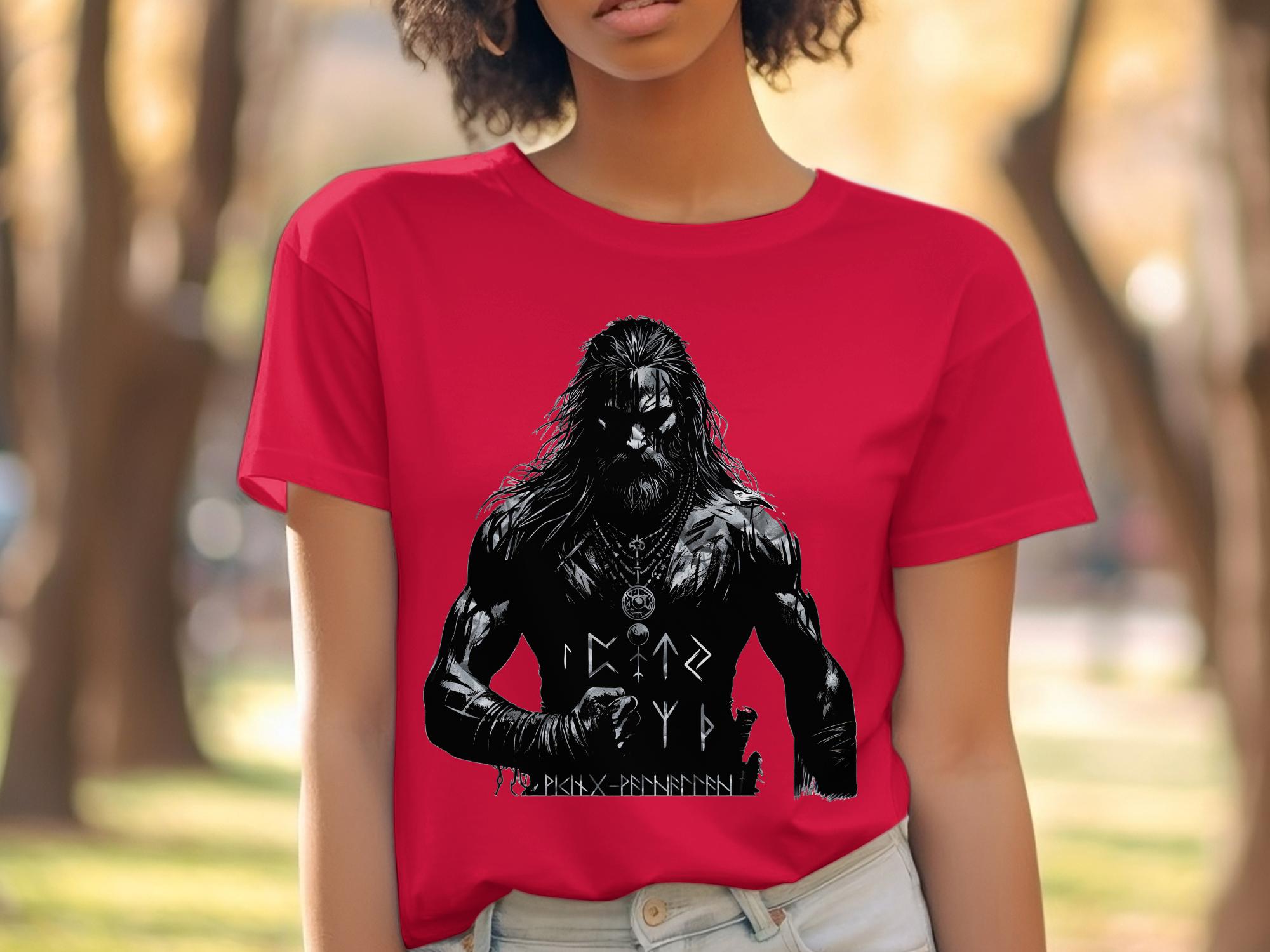 Viking Conviction- Coloured Gildan T Shirt Norse Talisman Men Women Unisex Valhalla Tee