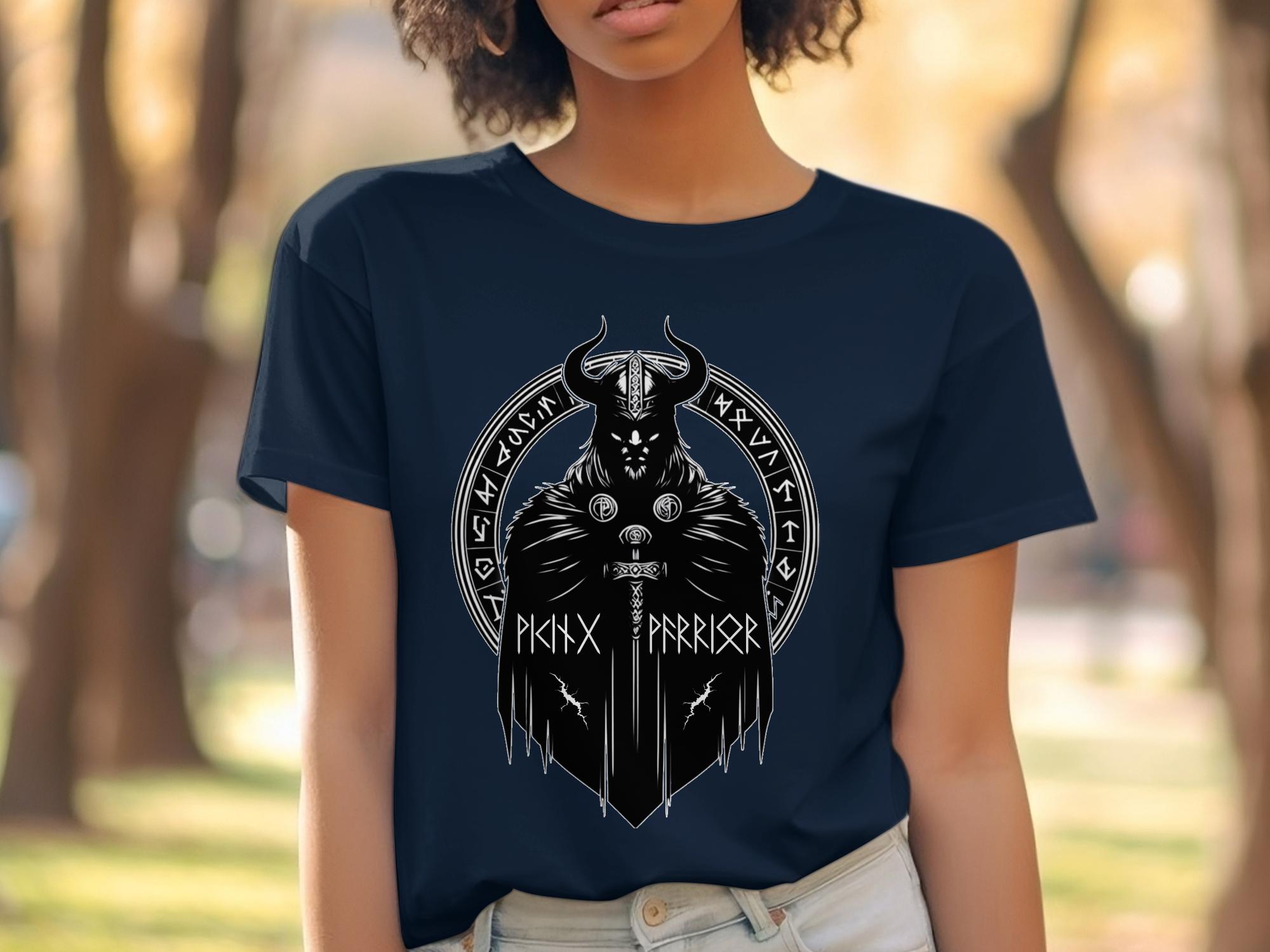 Viking Seer - Coloured Gildan T Shirt Norse Talisman Men Women Unisex Valhalla Tee